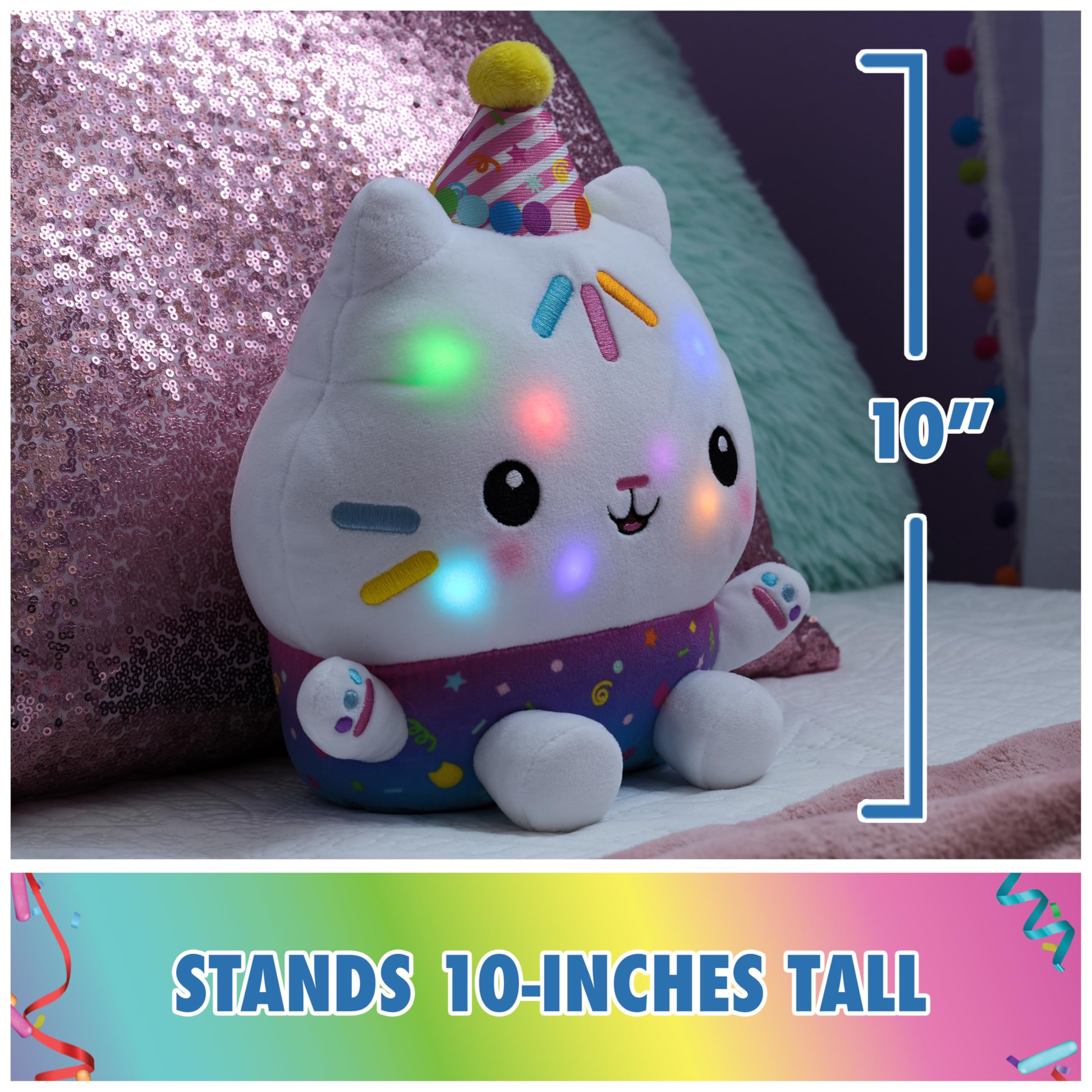 Foto 4 | Peluche Gabby's Dollhouse Celebrations Cakey Cat, 25 Cm, 3 O Más - Venta Internacional.