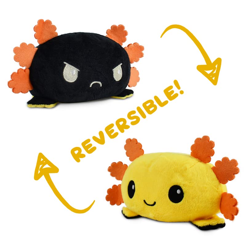 Foto 4 pulgar | Peluche Teeturtle Reversible Axolotl Amarillo+negro, 10 Cm - Venta Internacional.