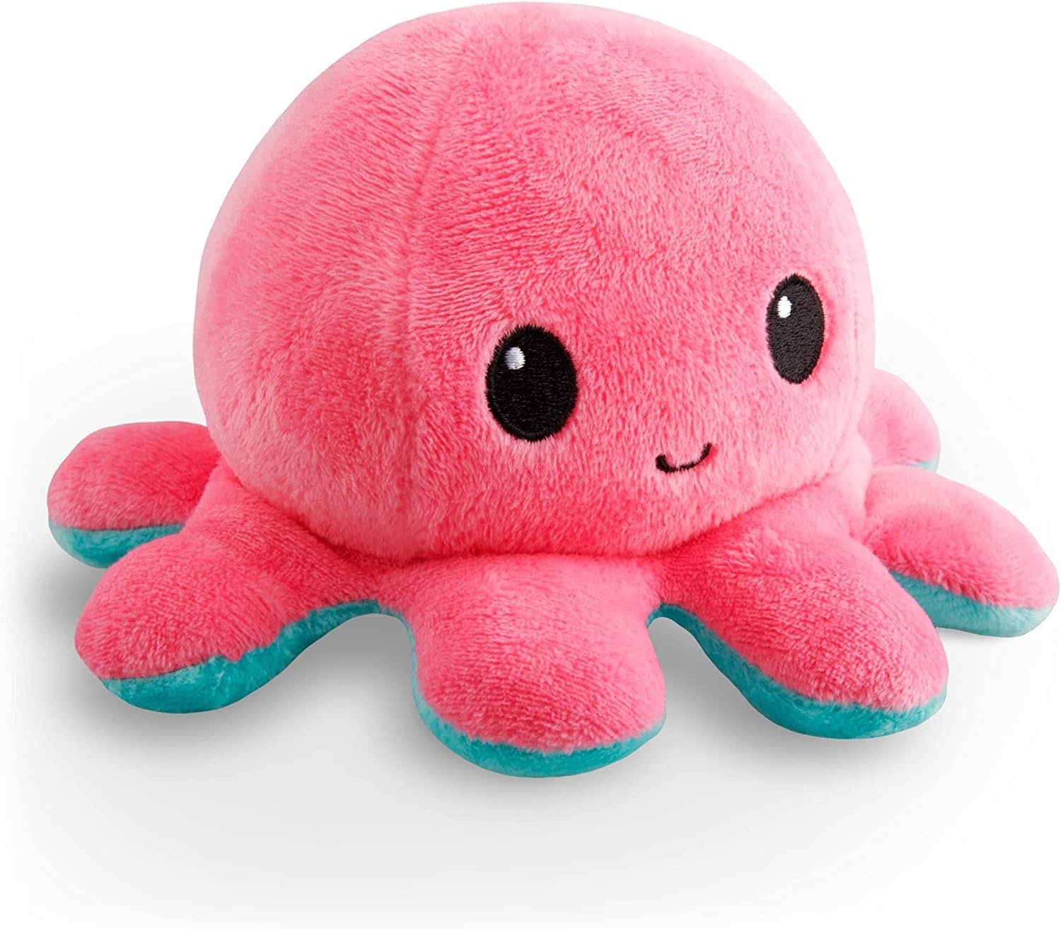 Foto 2 pulgar | Peluche Teeturtle Reversible, Rosa Pulpo Y Aguamarina, 10 Cm - Venta Internacional.
