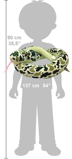 Foto 2 | Serpiente De Peluche Wild Republic Cuddlekins, 137 Cm - Venta Internacional.