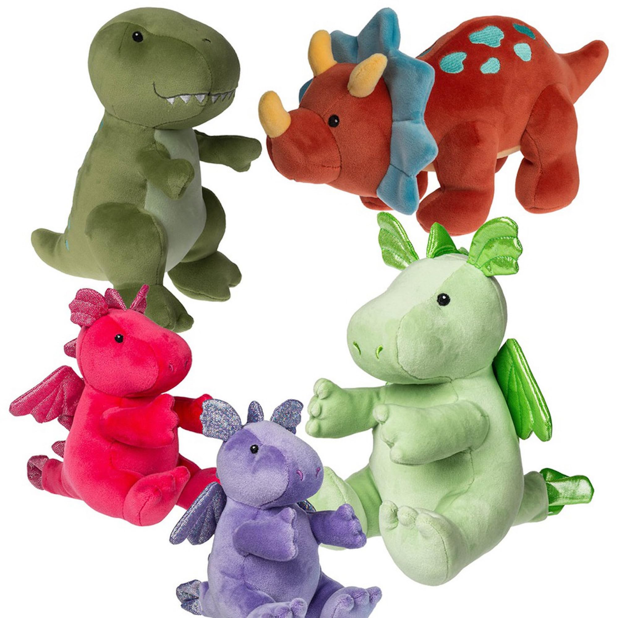 Foto 4 pulgar | Almohada De Peluche Mary Meyer Smootheez, Peluche, T-rex - Venta Internacional.