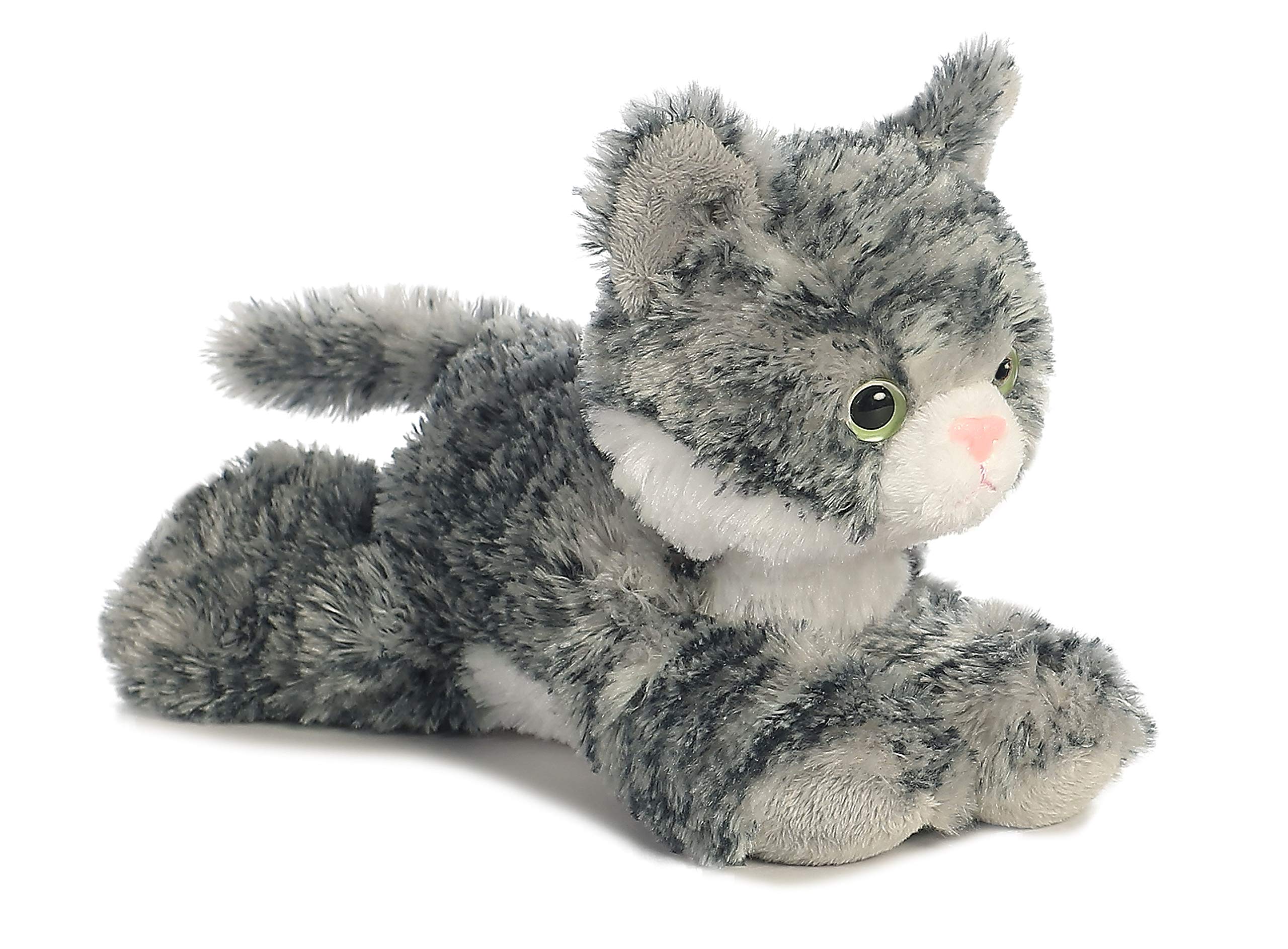 Foto 2 pulgar | Animal De Peluche Aurora  Adorable Miniflopsie™ Lily™, Gris, 20 Cm - Venta Internacional.