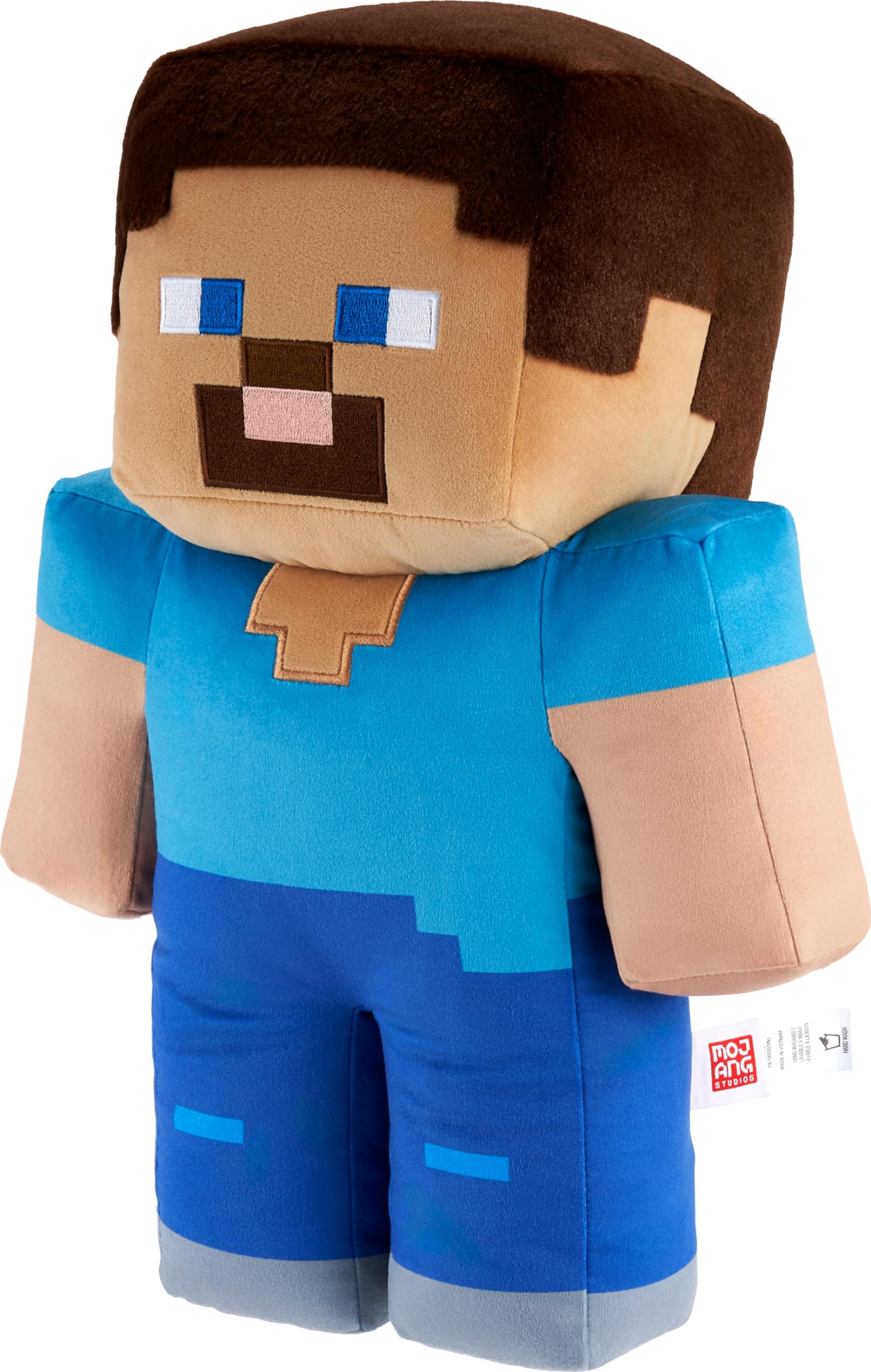 Foto 5 | Figura De Peluche Mattel Minecraft Steve De 40 Cm Con Juego Auténtico - Venta Internacional.