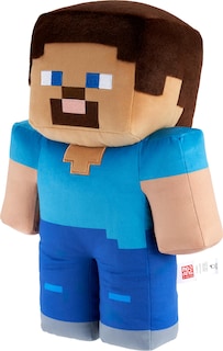 Foto 5 | Figura De Peluche Mattel Minecraft Steve De 40 Cm Con Juego Auténtico - Venta Internacional.