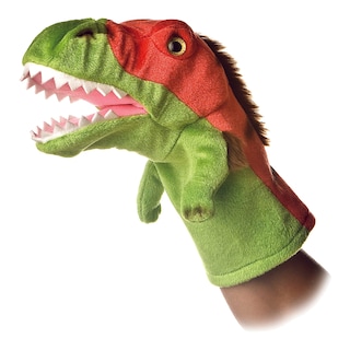 Foto 1 | Muñeco De Peluche Aurora Velociraptor, 25 Cm, Color Verde - Venta Internacional.