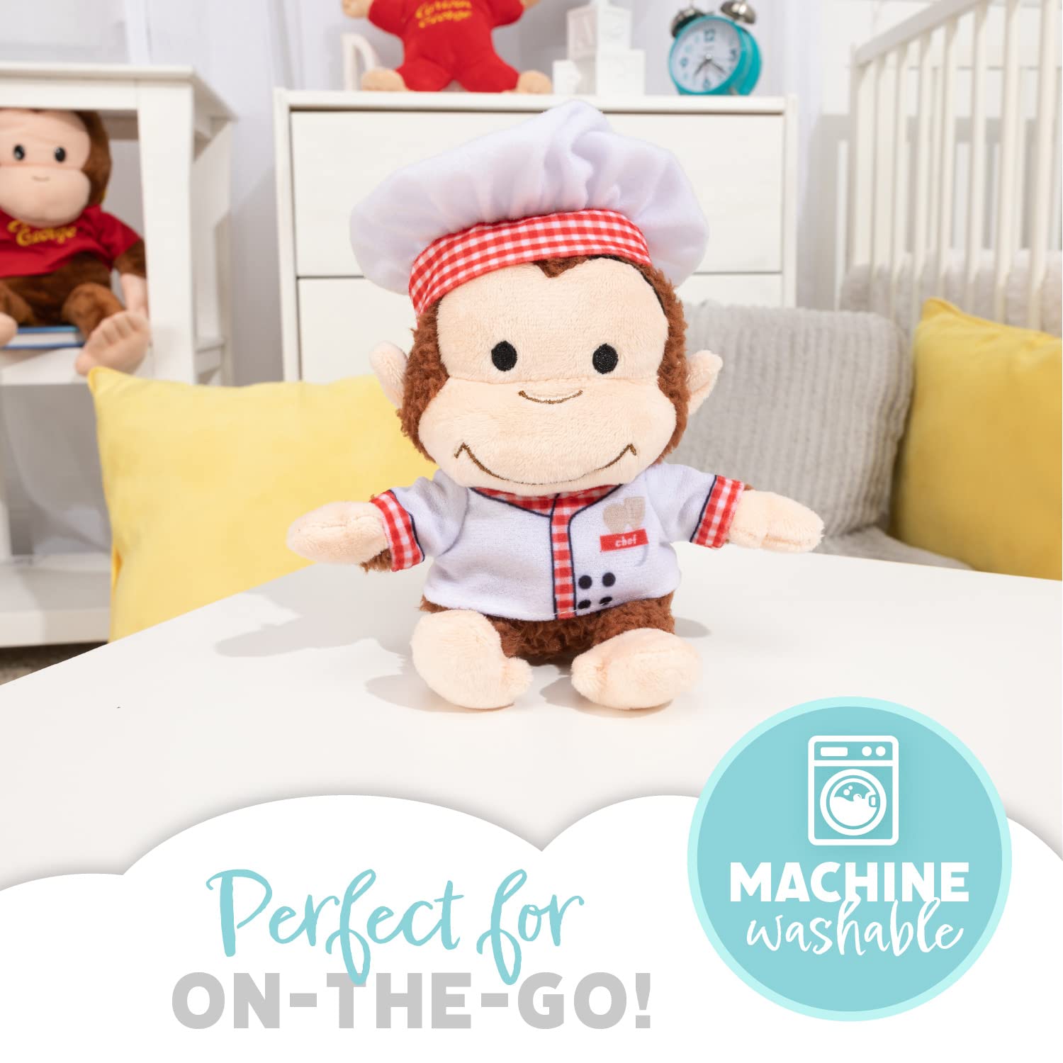 Foto 5 pulgar | Peluche De Peluche Kids Preferred Curious George, 18 Cm - Venta Internacional.