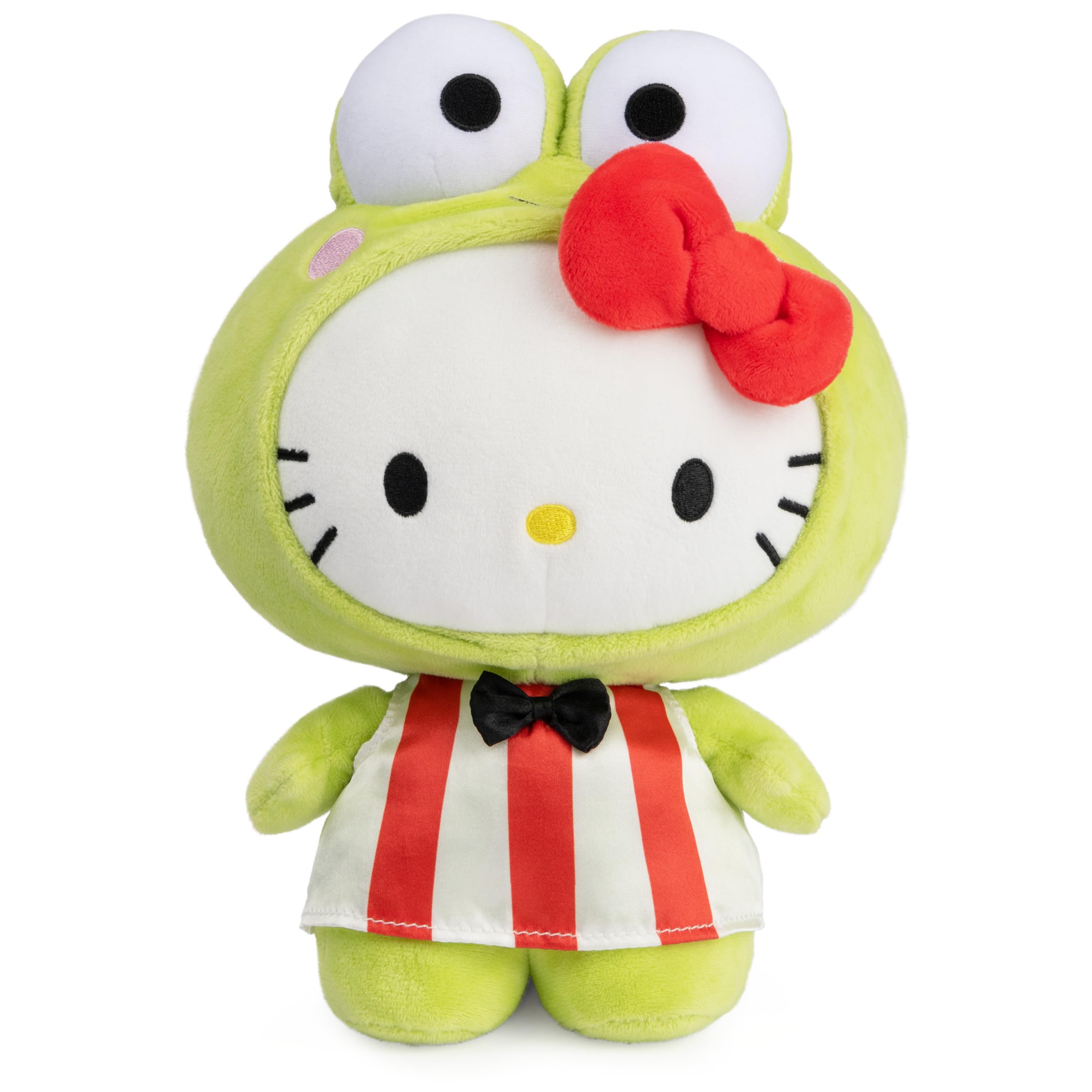 Foto 2 pulgar | Peluche Gund Sanrio Hello Kitty Keroppi Green 9.5 Pulgadas - Venta Internacional.