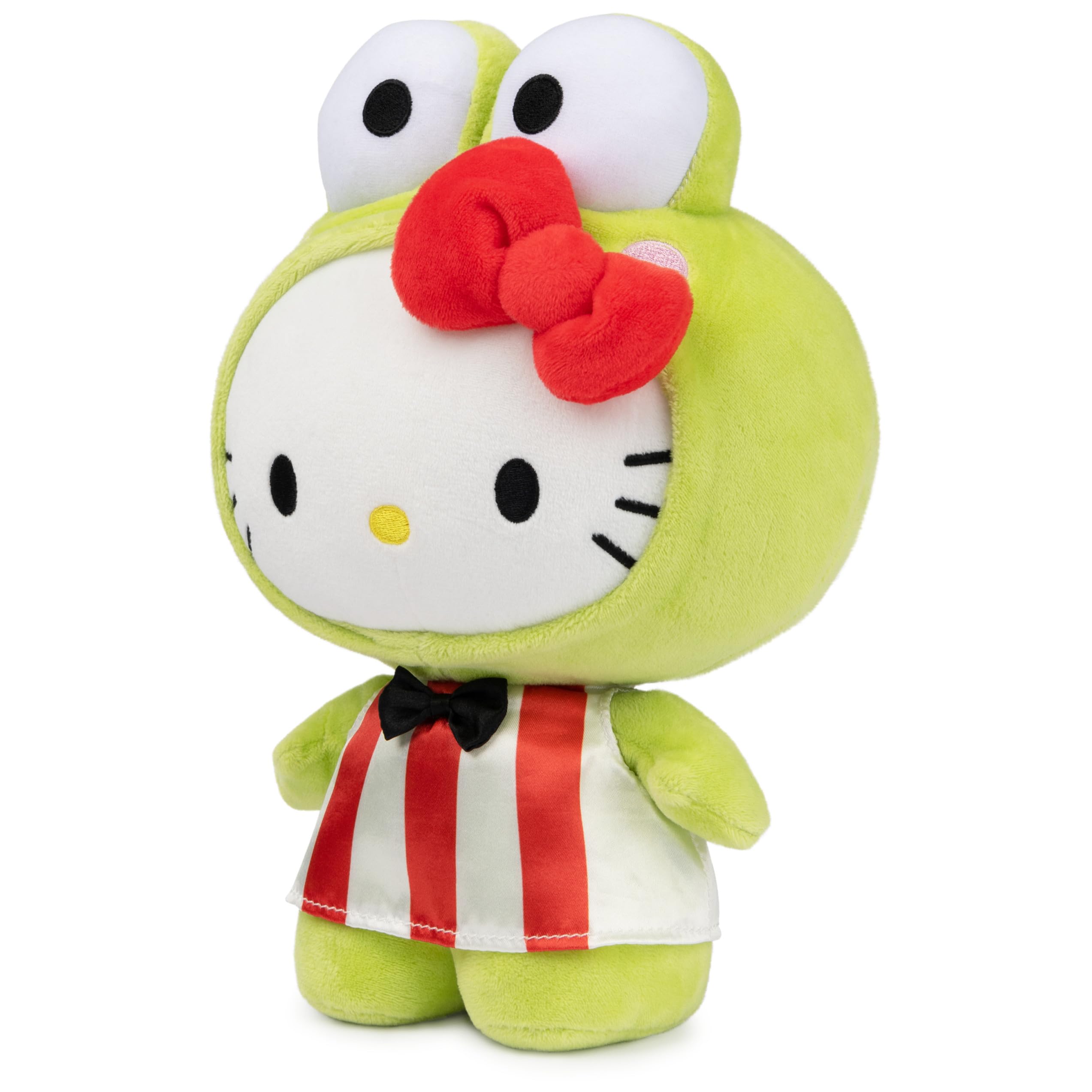 Foto 5 pulgar | Peluche Gund Sanrio Hello Kitty Keroppi Green 9.5 Pulgadas - Venta Internacional.