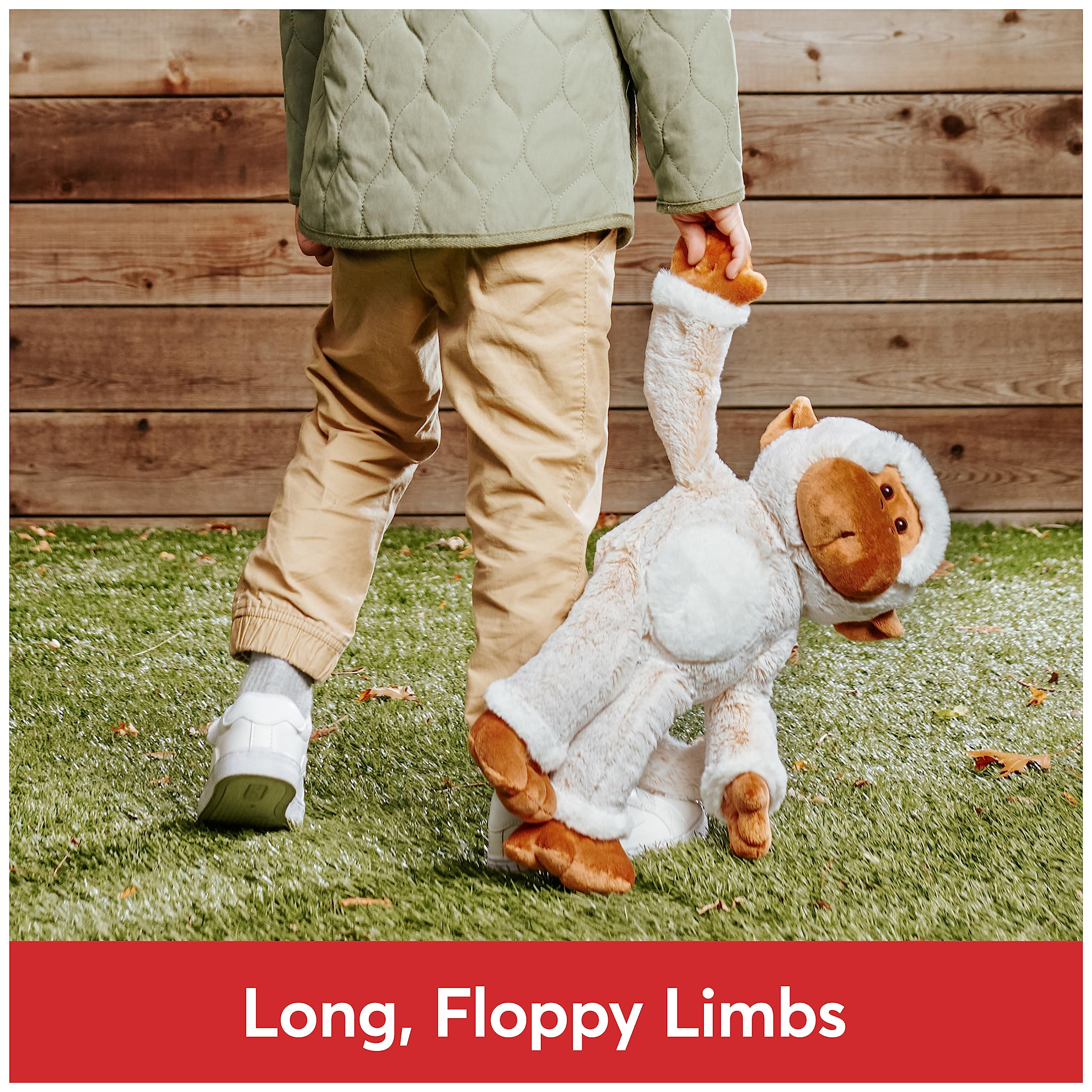 Foto 7 pulgar | Peluche Gund Tilly The Monkey, 38 Cm, Color Crema Y Marrón - Venta Internacional.