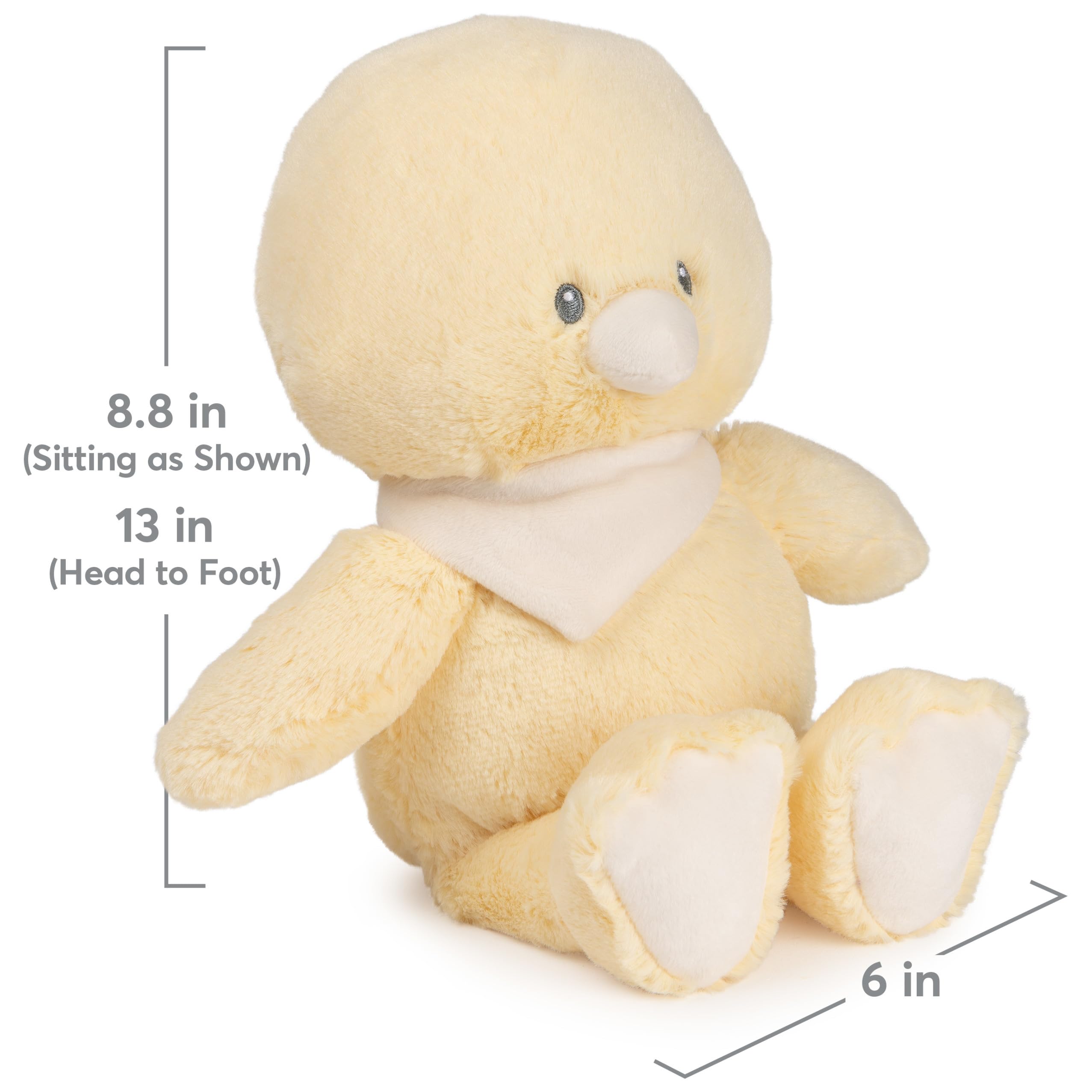 Foto 2 | Peluche De Peluche Gund Baby Sustainable Patito De 13 Pulgadas - Venta Internacional.