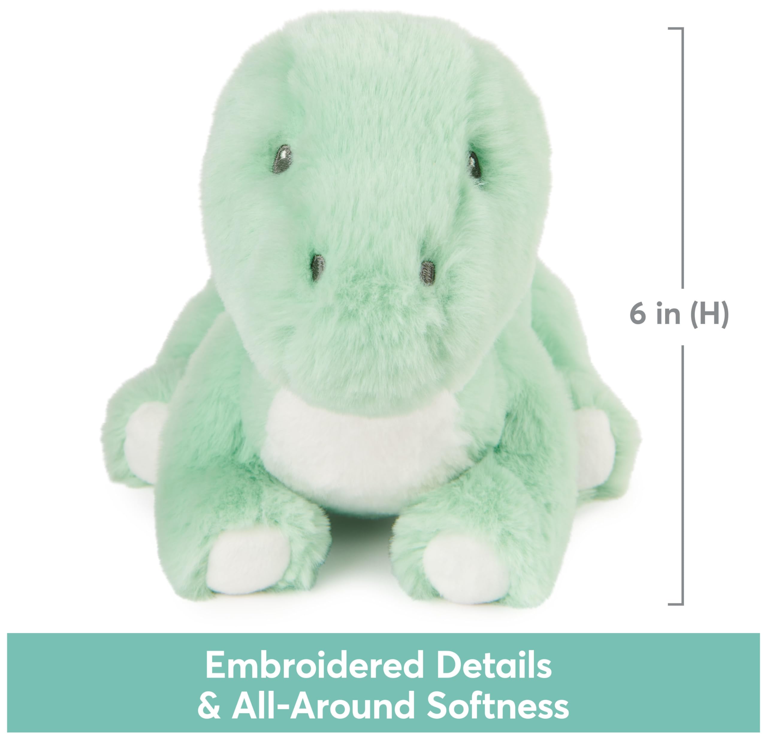 Foto 6 pulgar | Peluche Gund Baby Fern Dinosaur Para Bebés Y Niños Pequeños - Venta Internacional.