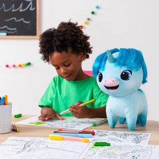 Foto 5 | Plushie Basic Fun Not Quite Narval Kelp Tuskington 30 Cm - Venta Internacional.