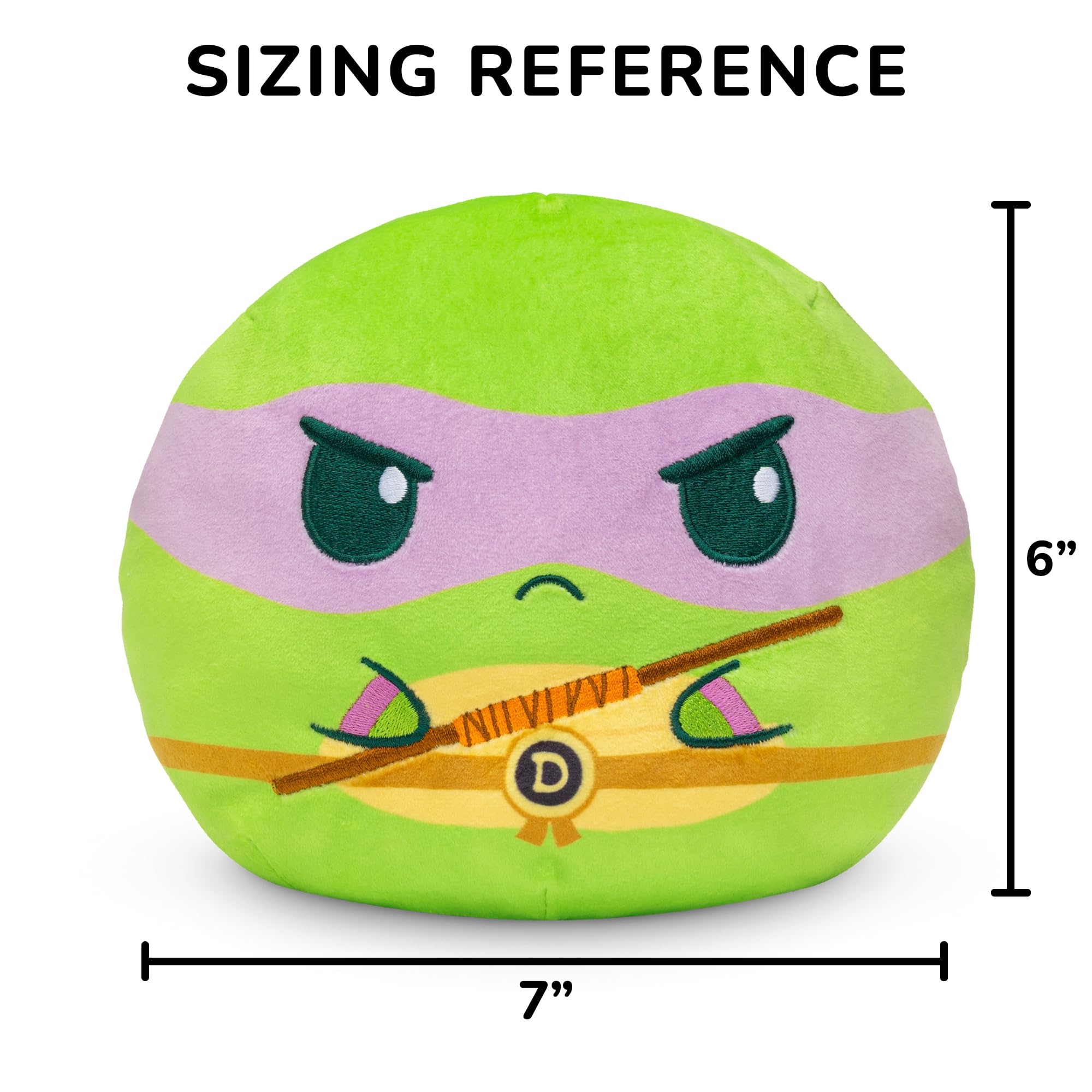 Foto 5 pulgar | Tortuga De Peluche Reversible Teenage Mutant Ninja Turtles 6 - Venta Internacional.