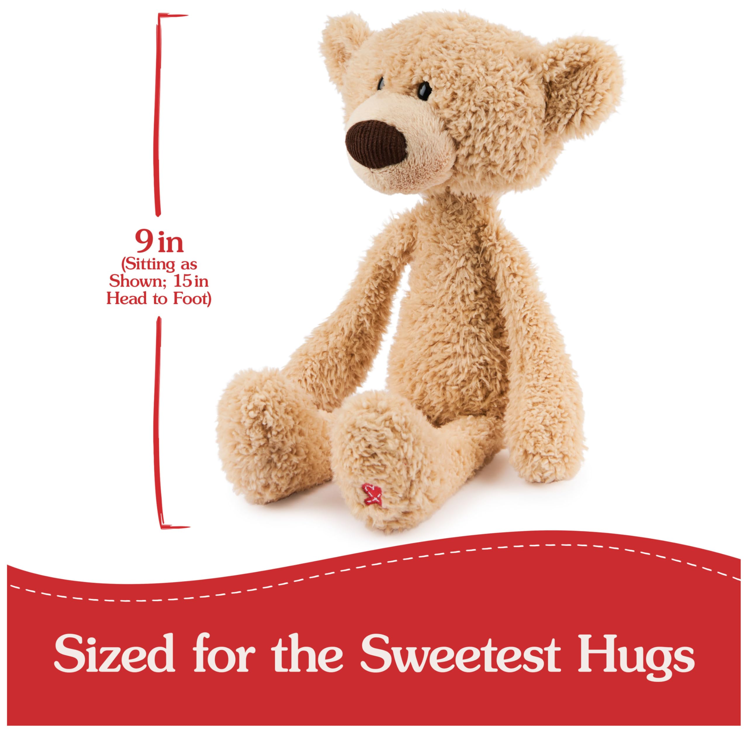 Foto 5 pulgar | Oso De Peluche Clásico Gund Con Forma De Animal De Peluche, 15 Pulgadas - Venta Internacional.