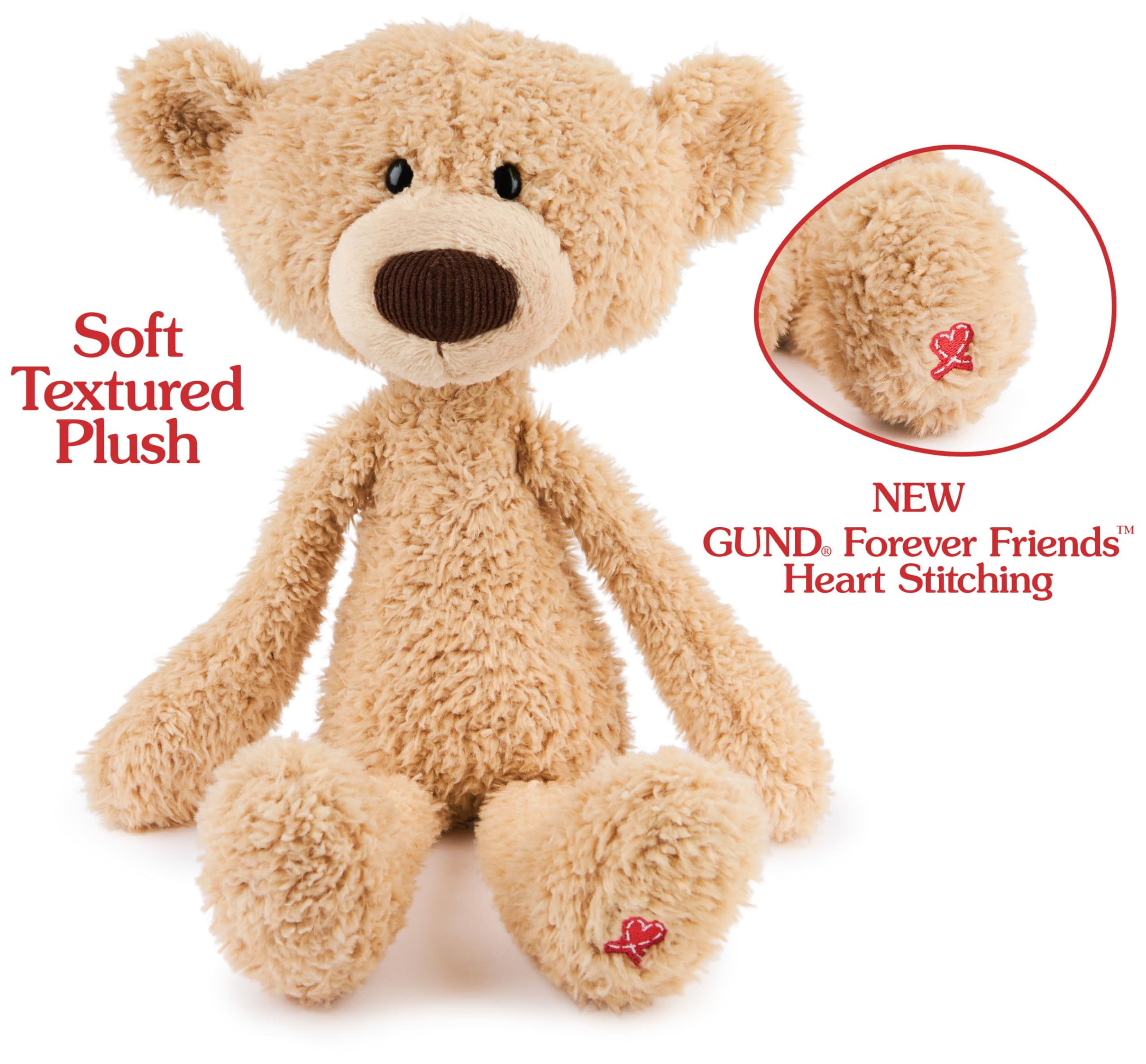 Foto 7 pulgar | Oso De Peluche Clásico Gund Con Forma De Animal De Peluche, 15 Pulgadas - Venta Internacional.