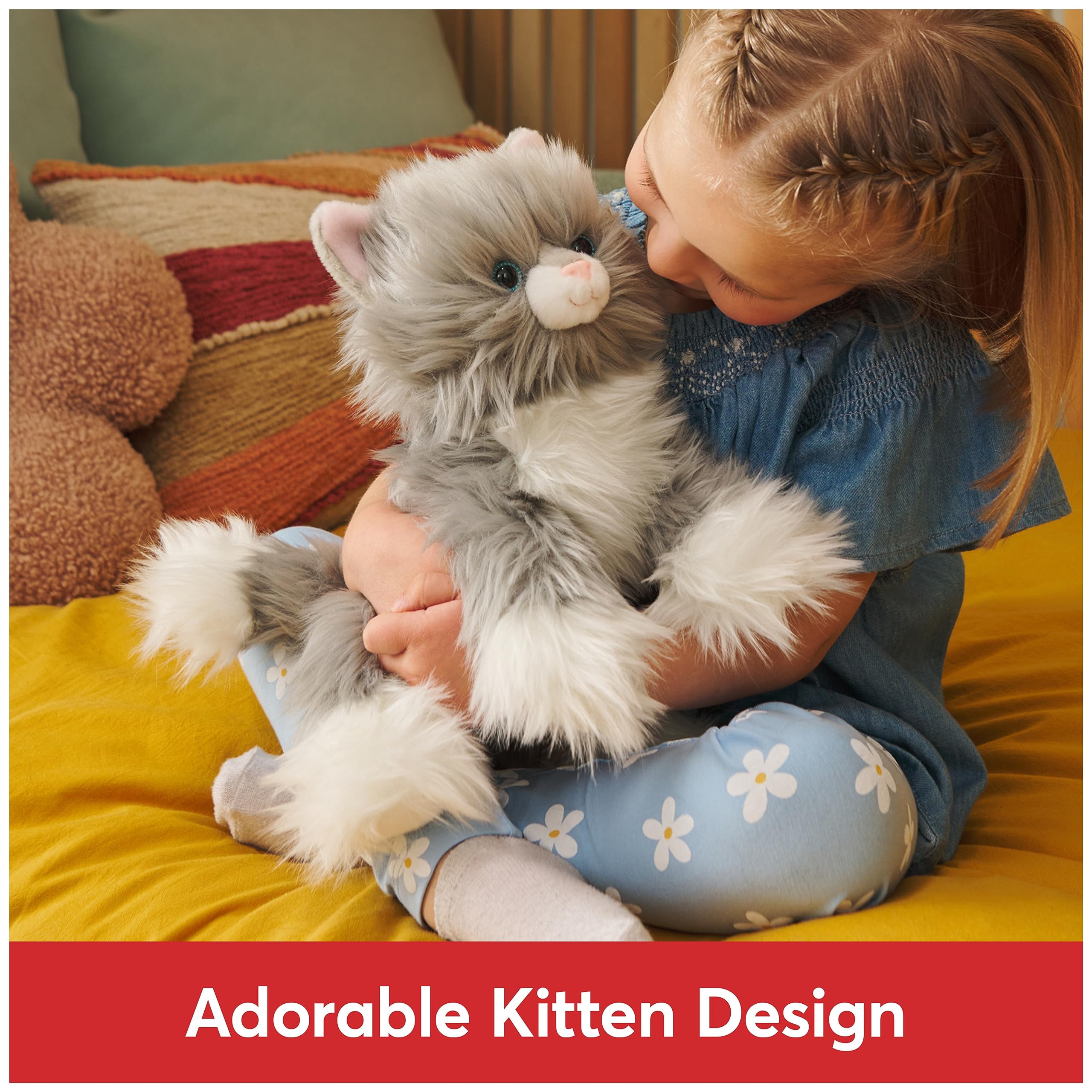 Foto 3 pulgar | Peluche Gund Camilla Kitten Cat De 9 Pulgadas Para Niños De 1 Año O Más, Color Gris Y Blanco - Venta Internacional.