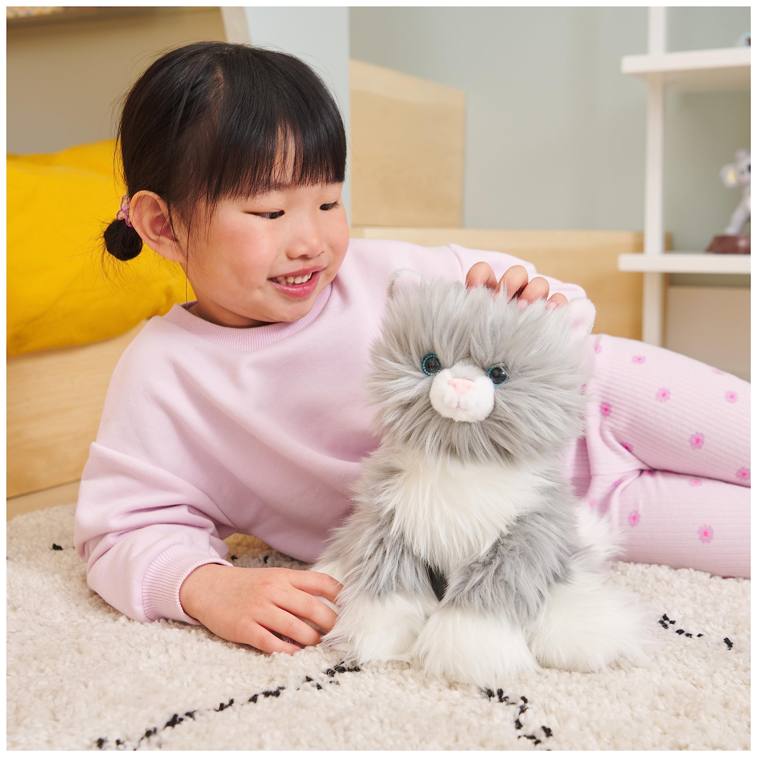 Foto 8 pulgar | Peluche Gund Camilla Kitten Cat De 9 Pulgadas Para Niños De 1 Año O Más, Color Gris Y Blanco - Venta Internacional.