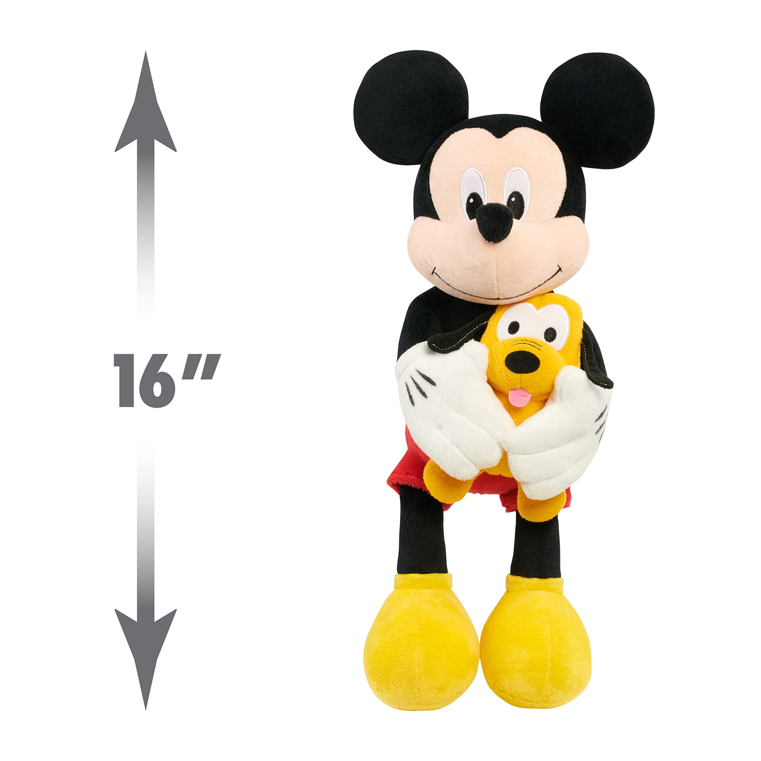 Foto 4 pulgar | Peluche De Peluche Just Play Disney Classic Mickey Mouse - Venta Internacional.