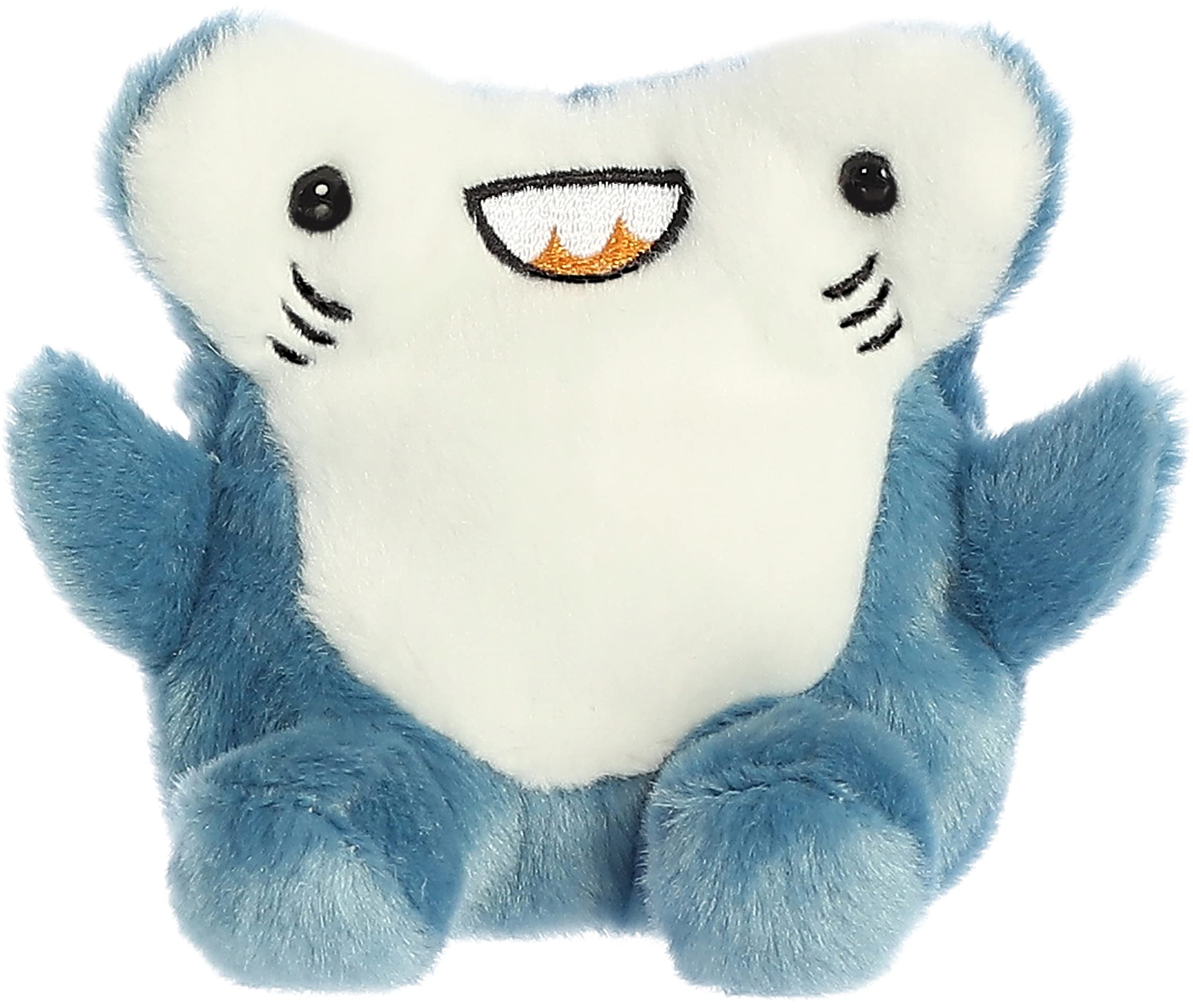 Animal De Peluche Aurora, Adorable Palm Pals Huddleston, Tiburón Martillo, Azul, 12 Cm - Venta Internacional.