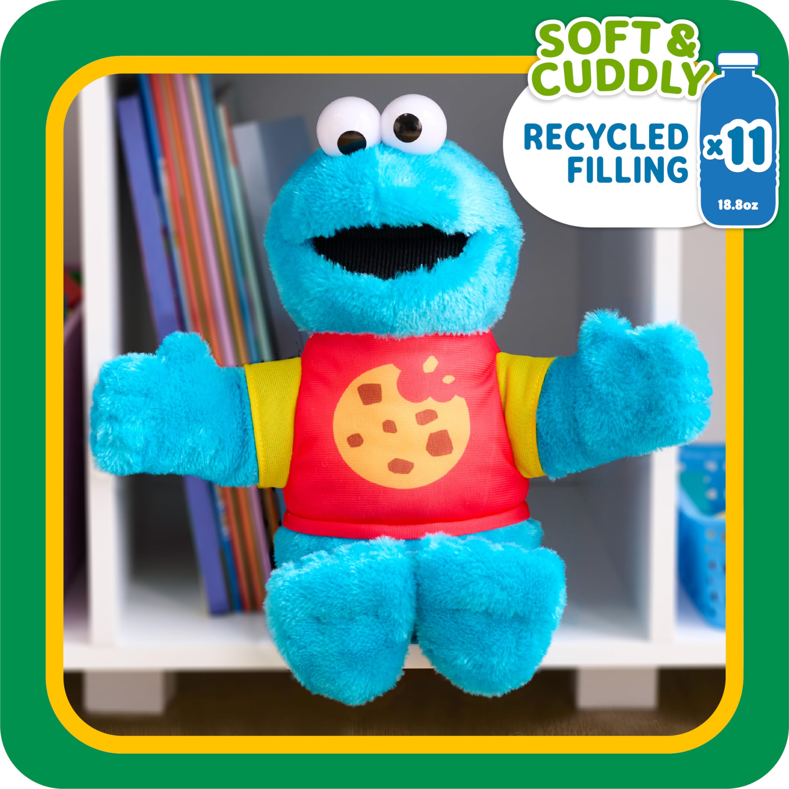 Foto 3 pulgar | Peluche De Peluche Just Play Sesame Street Cookie Monster - Venta Internacional.