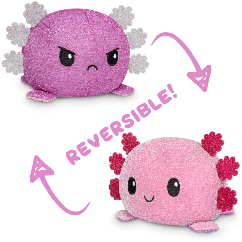 Foto 4 pulgar | Plushie Teeturtle The Original, Reversible Axolotl, Rosa Y Morado - Venta Internacional.