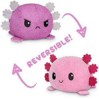 Foto 3 | Plushie Teeturtle The Original, Reversible Axolotl, Rosa Y Morado - Venta Internacional.