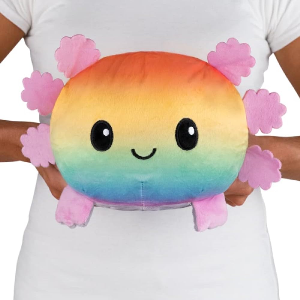Foto 2 pulgar | Juguete De Peluche Teeturtle Original Reversible Big Axolotl Gris+rainbow - Venta Internacional.