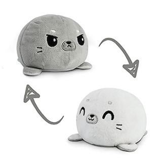 Foto 1 | Plushie Teeturtle The Original Reversible Seal, 9 Cm, Gris Y Blanco - Venta Internacional.