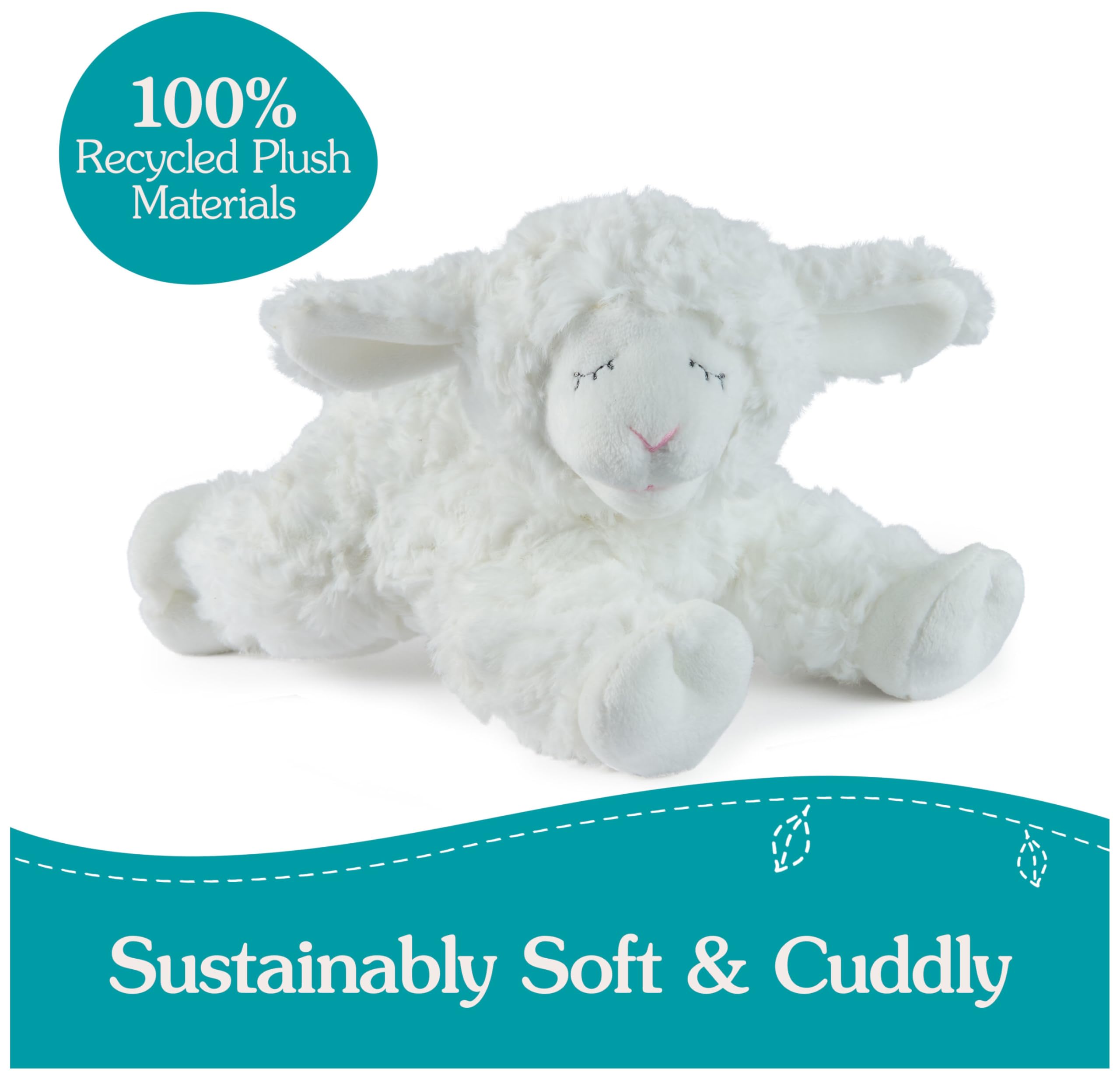 Foto 3 pulgar | Peluche Rattle Gund Baby Winky Lamb 100% Reciclado - Venta Internacional.
