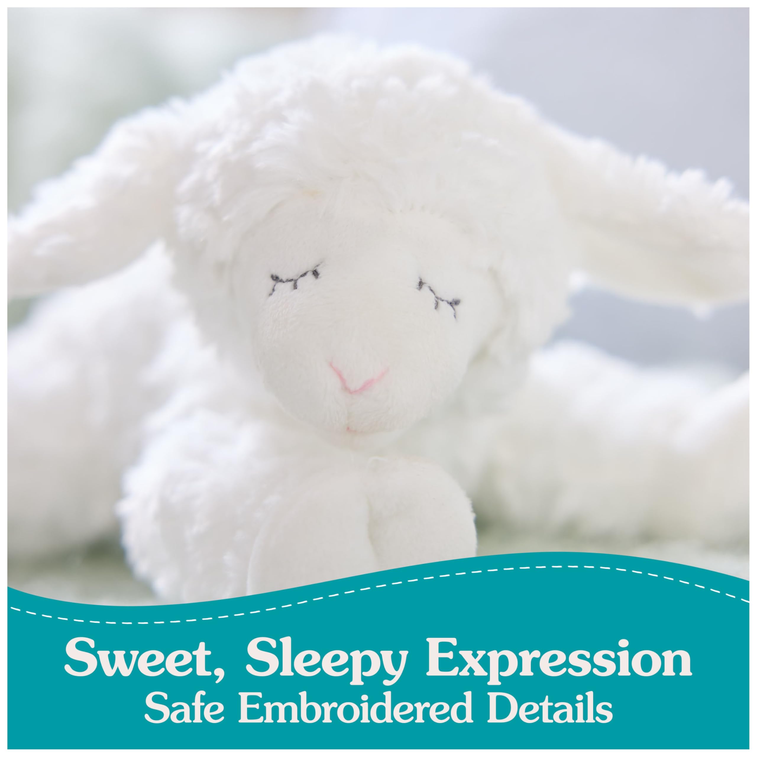 Foto 5 pulgar | Peluche Rattle Gund Baby Winky Lamb 100% Reciclado - Venta Internacional.