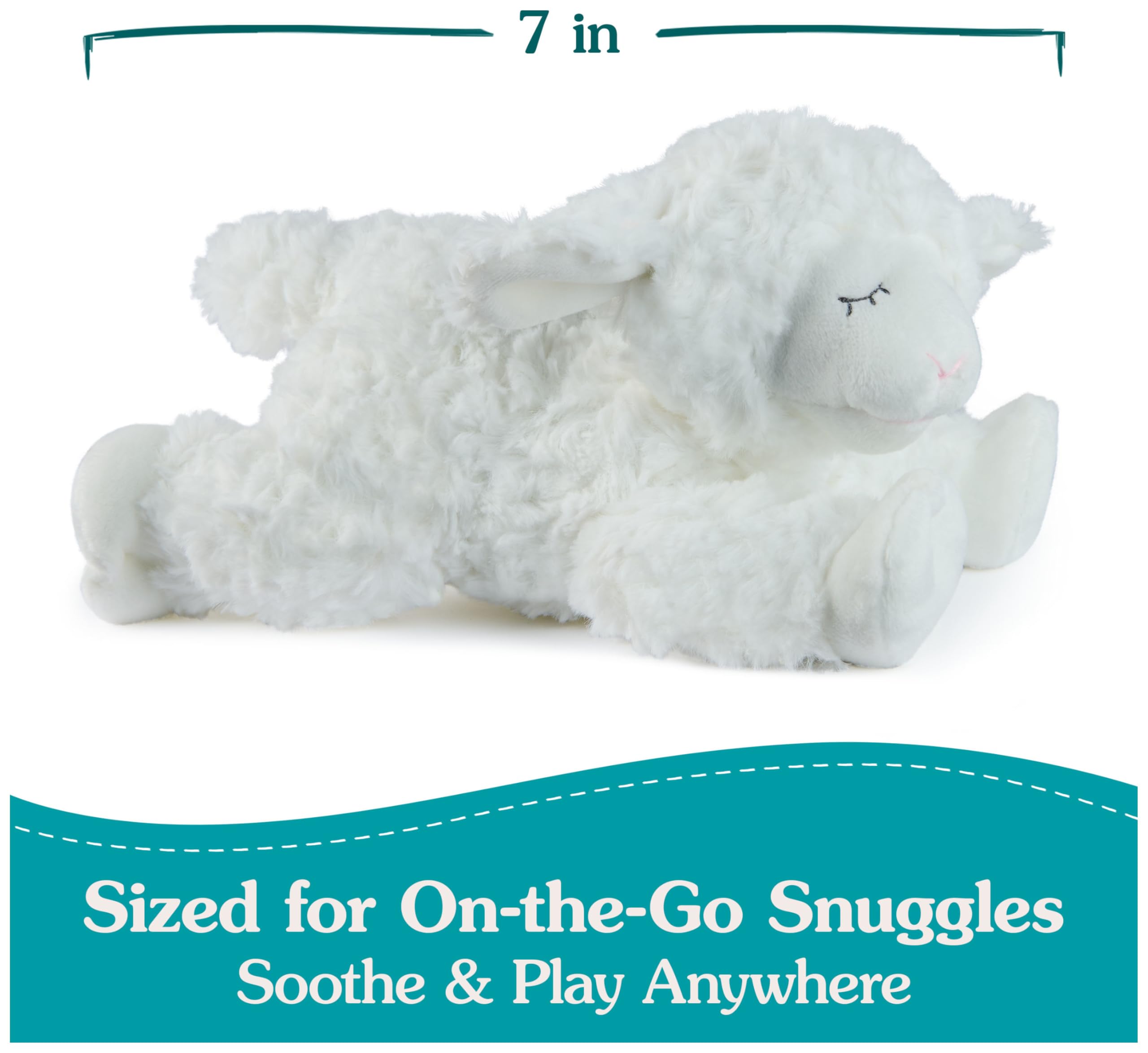 Foto 6 pulgar | Peluche Rattle Gund Baby Winky Lamb 100% Reciclado - Venta Internacional.