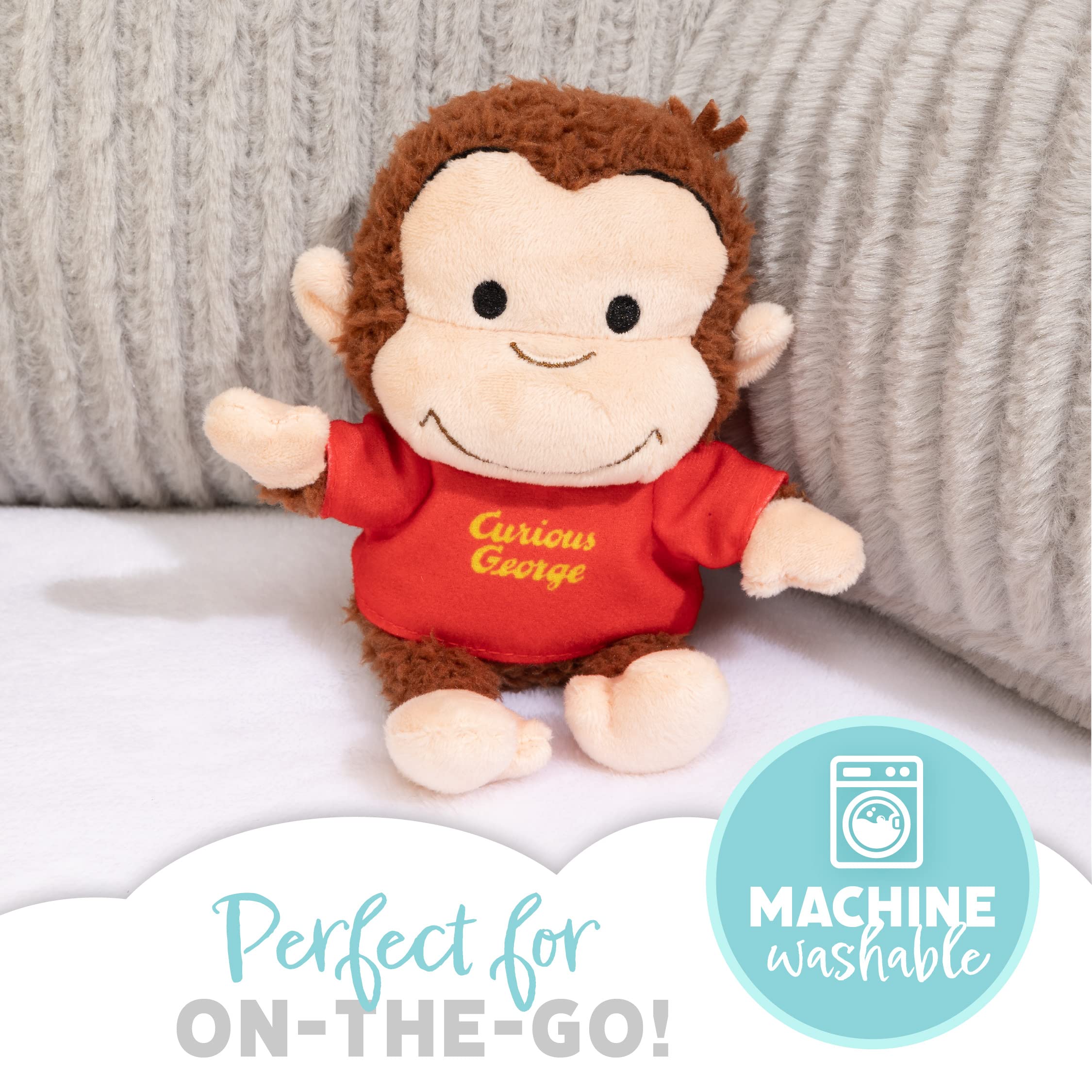 Foto 5 pulgar | Peluche De Peluche Curious George Cuteeze Monkey, 18 Cm, Para Niños - Venta Internacional.