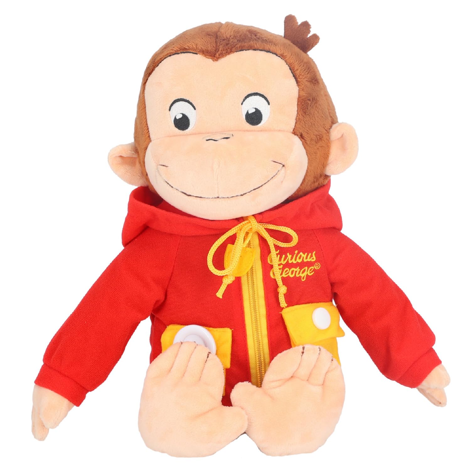 Foto 2 pulgar | Animal De Peluche Preferido Por Los Niños: Curious George Aprende A Vestirse - Venta Internacional.