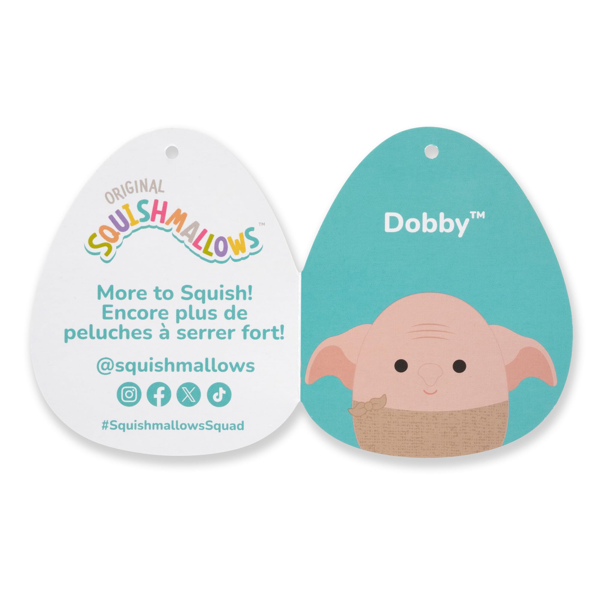 Foto 4 pulgar | Peluche Squishmallows Original Harry Potter Dobby 25 Cm - Venta Internacional.
