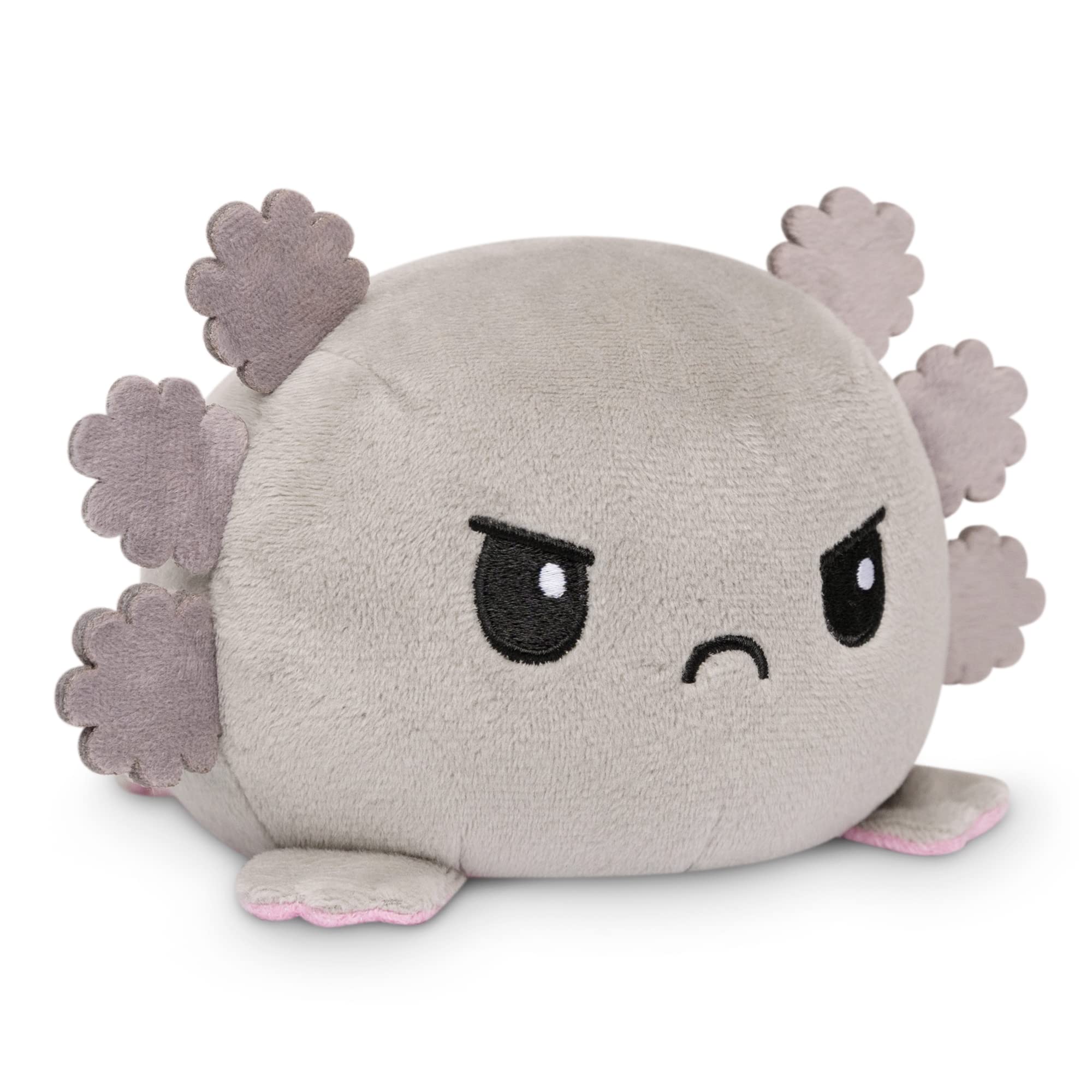 Foto 2 pulgar | Plushie Teeturtle The Original: Axolotl Reversible, Rosa Y Gris - Venta Internacional.