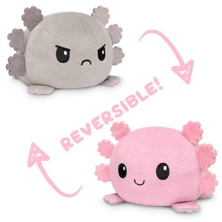 Foto 3 | Plushie Teeturtle The Original: Axolotl Reversible, Rosa Y Gris - Venta Internacional.