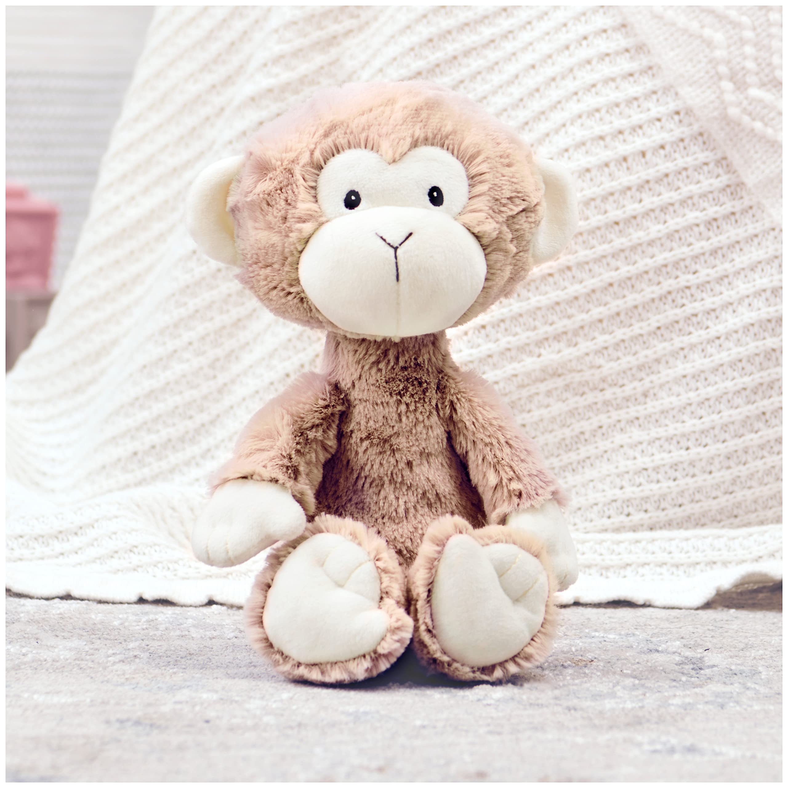 Foto 3 pulgar | Peluche Gund Baby Lil' Luvs Micah Monkey 30 Cm Marrón/crema - Venta Internacional.