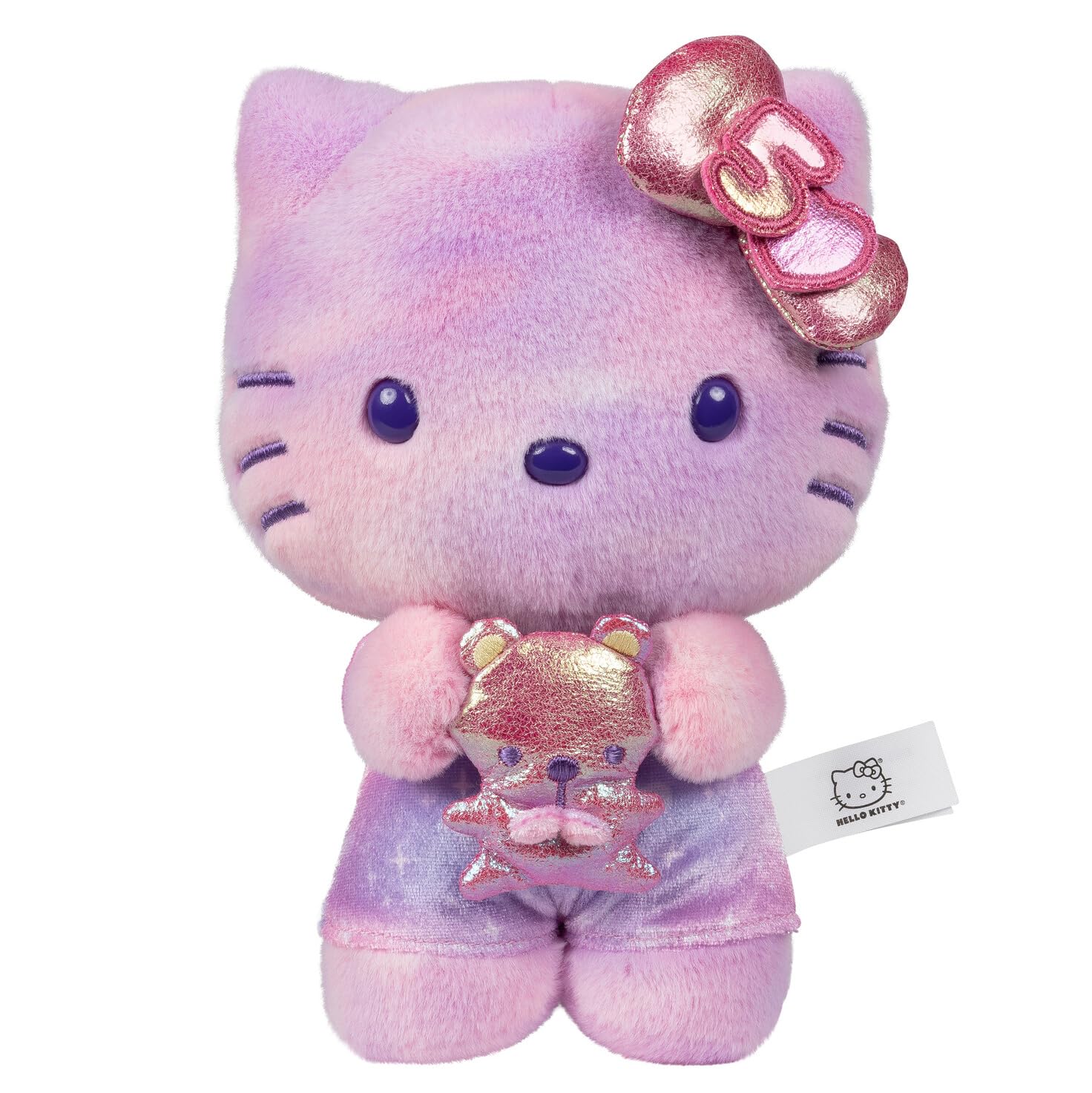 Peluche Del 50 Aniversario De Hello Kitty, 20 Cm, Con Osito De Peluche - Venta Internacional.