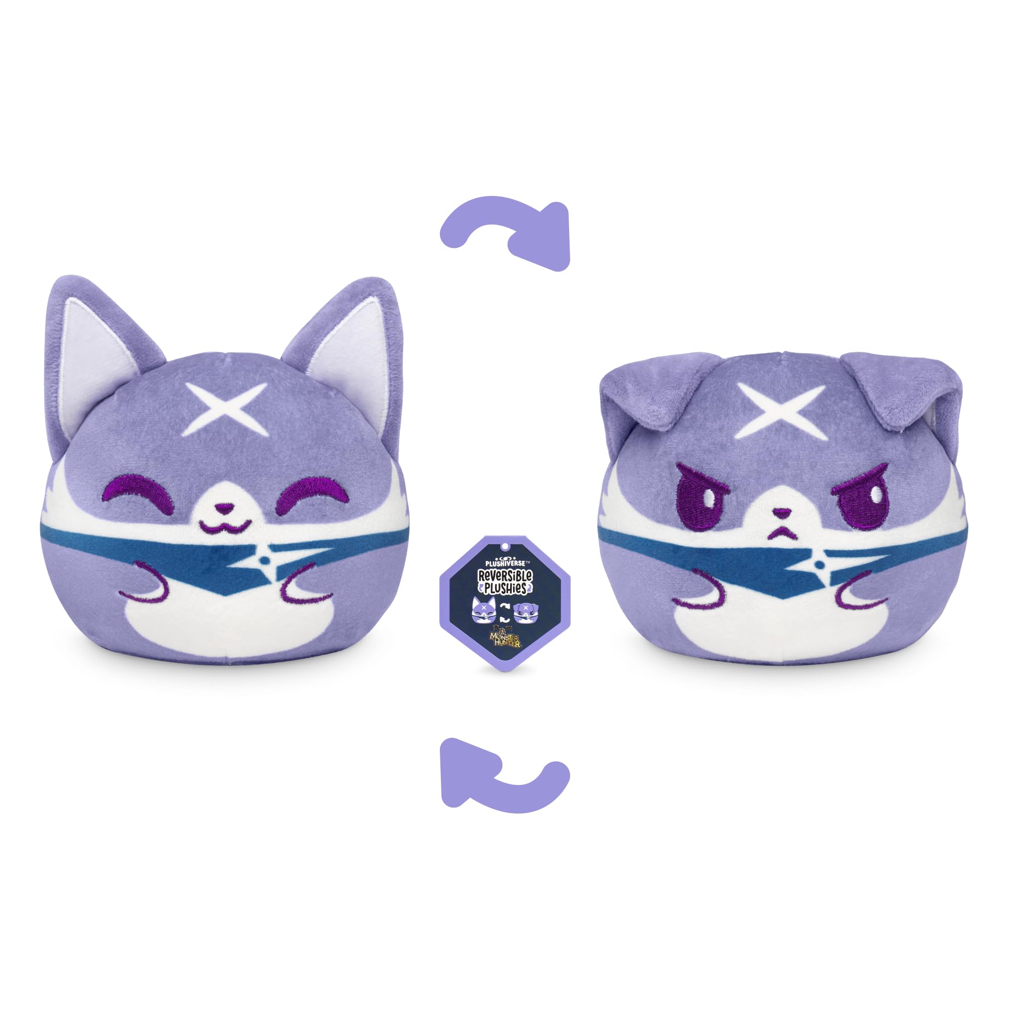 Foto 4 pulgar | Peluche Teeturtle Monster Hunter Palamute Reversible 4 - Venta Internacional.