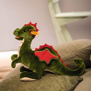 Foto 3 | Peluche Steiff Rocky Dragon Fantasy 33 Cm Verde Y Rojo - Venta Internacional.