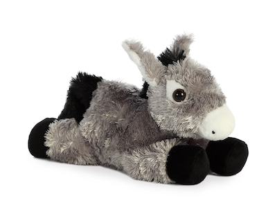 Foto 1 | Animal De Peluche Aurora Adorable Miniflopsie™ Burro, 20 Cm - Venta Internacional.