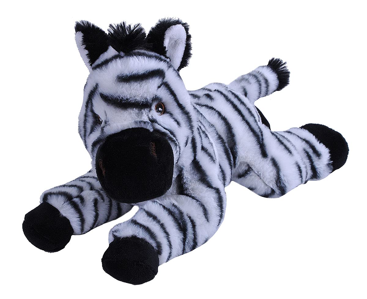 Peluche Wild Republic Ecokins Zebra De 30 Cm Con 16 Botellas - Venta Internacional.