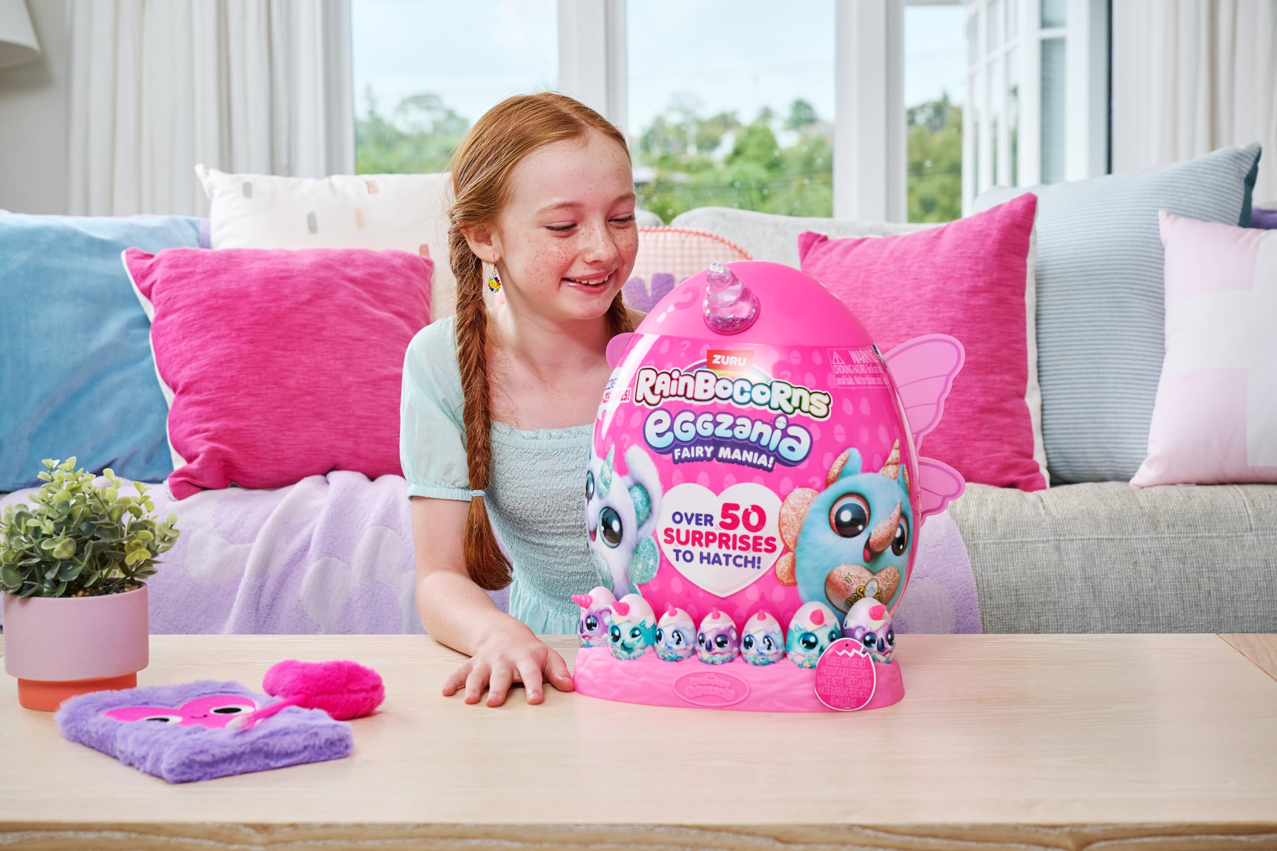 Foto 5 | Peluche Rainbocorns Eggzania Fairy Mania Rhino Zuru Girls - Venta Internacional.