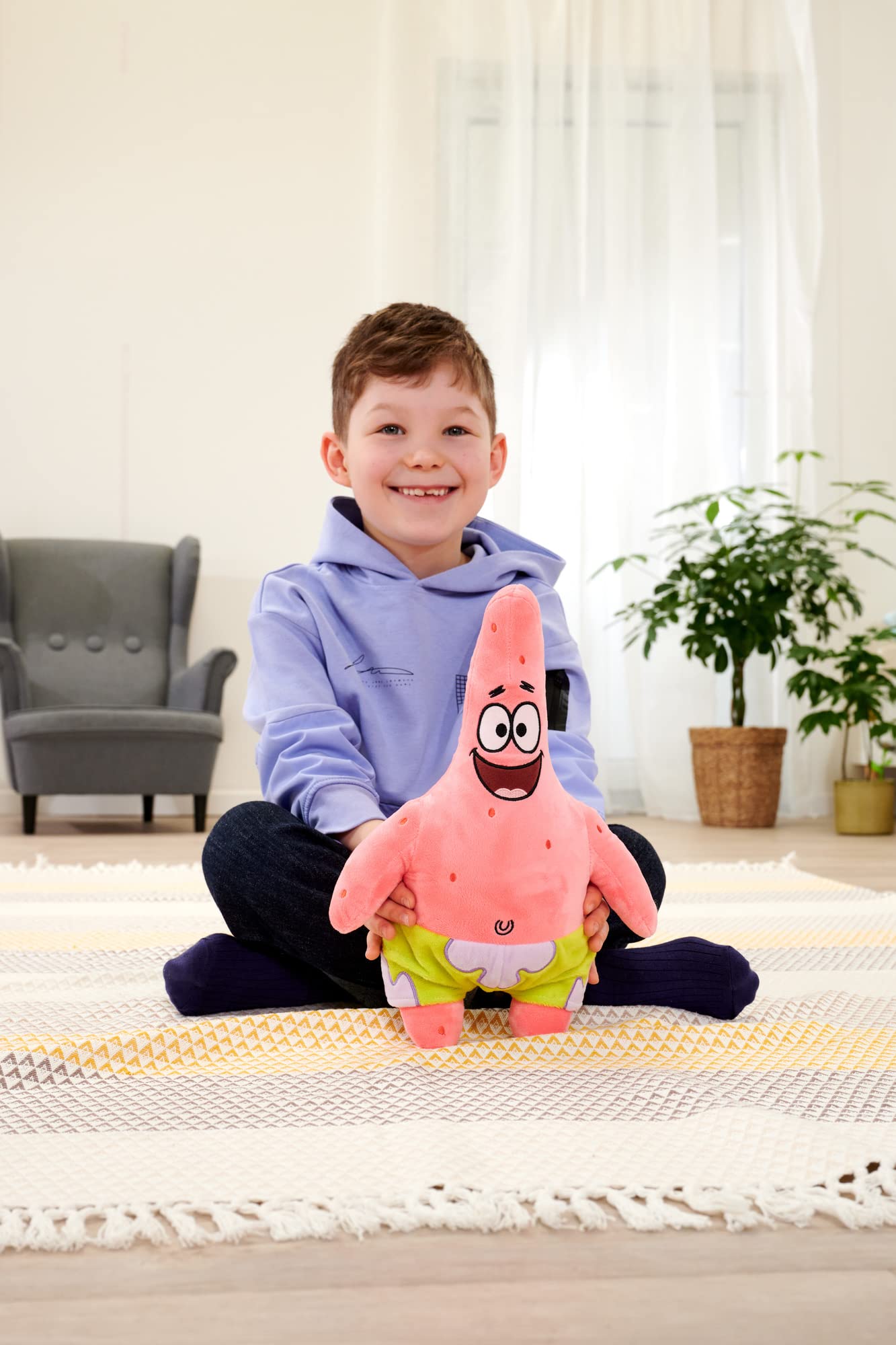 Foto 4 pulgar | Peluche Simba Bob Esponja Patrick Star De 14 Pulgadas - Venta Internacional.