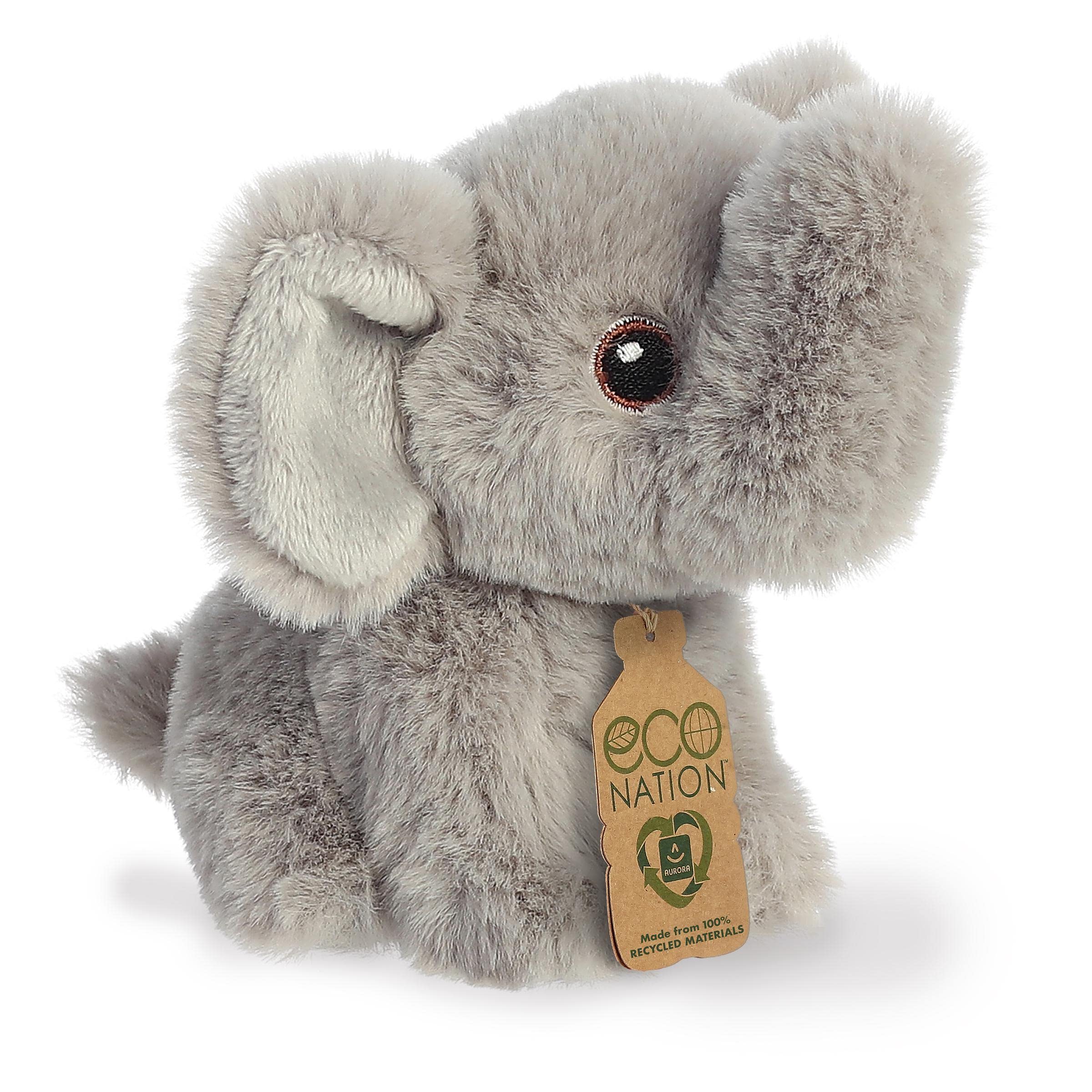 Animal De Peluche Aurora Ecológico Eco Nation Mini Elephant - Venta Internacional.