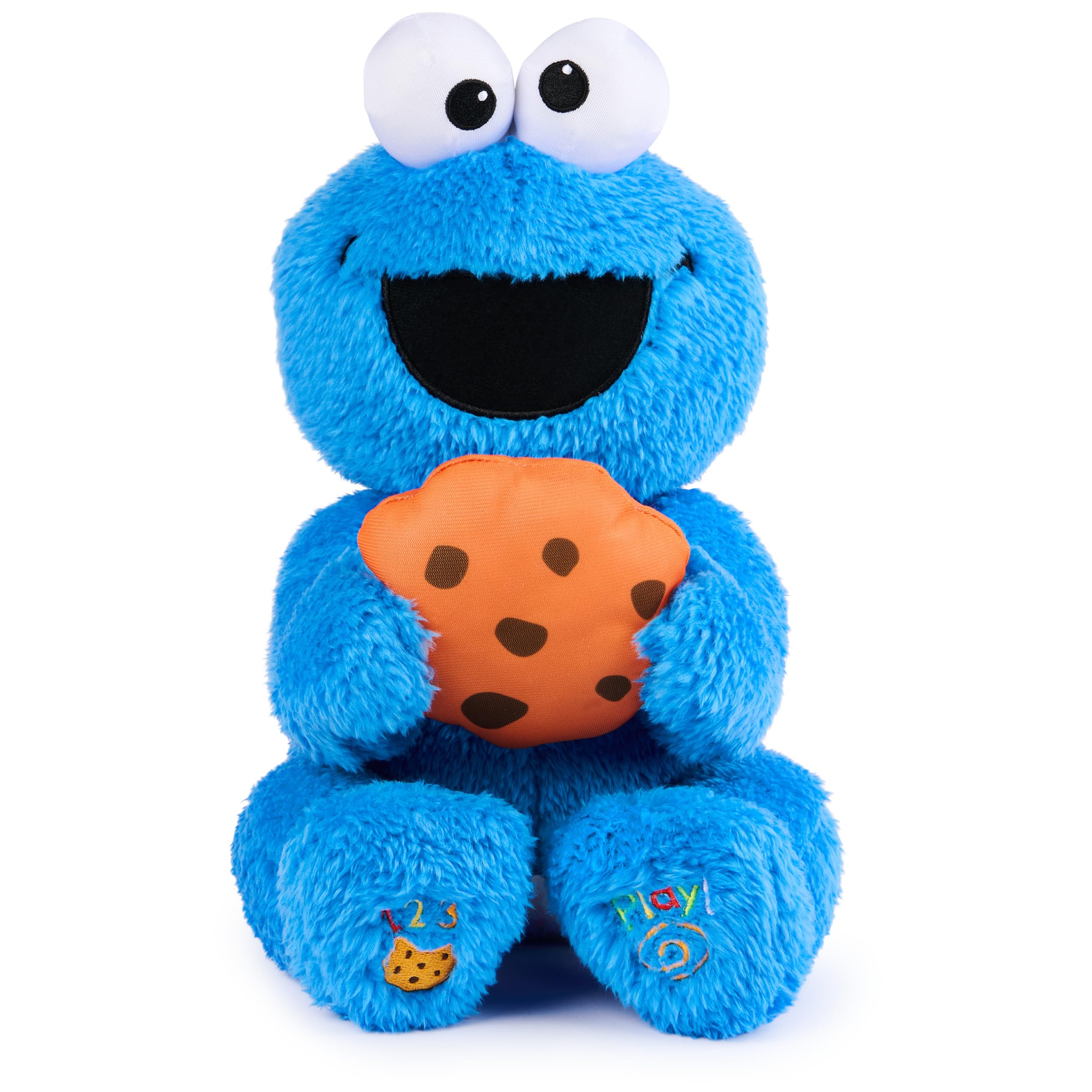 Foto 2 pulgar | Peluche Gund Sesame Street Peek-a-boo Cookie Monster 28 Cm - Venta Internacional.