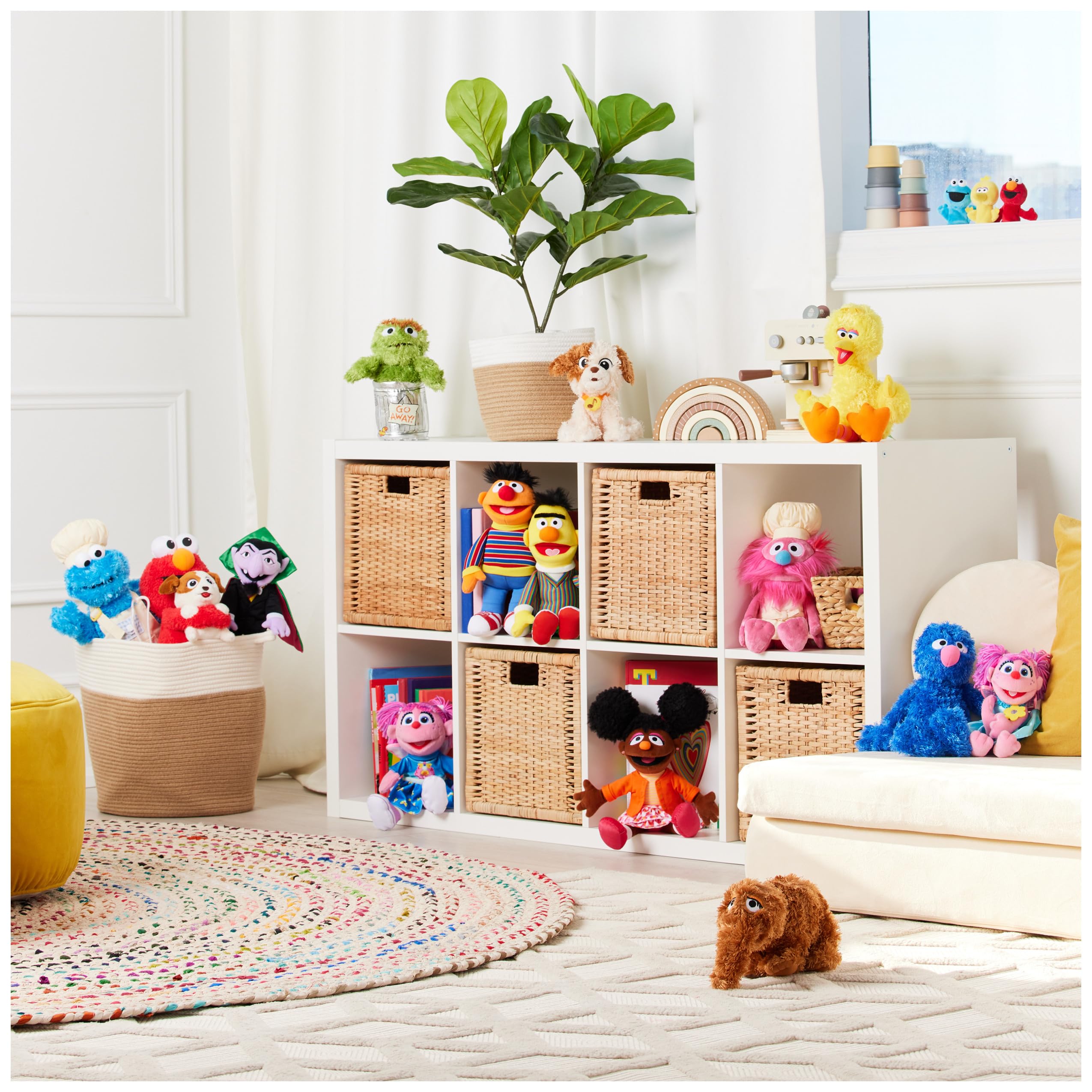 Foto 8 pulgar | Peluche Gund Sesame Street Peek-a-boo Cookie Monster 28 Cm - Venta Internacional.
