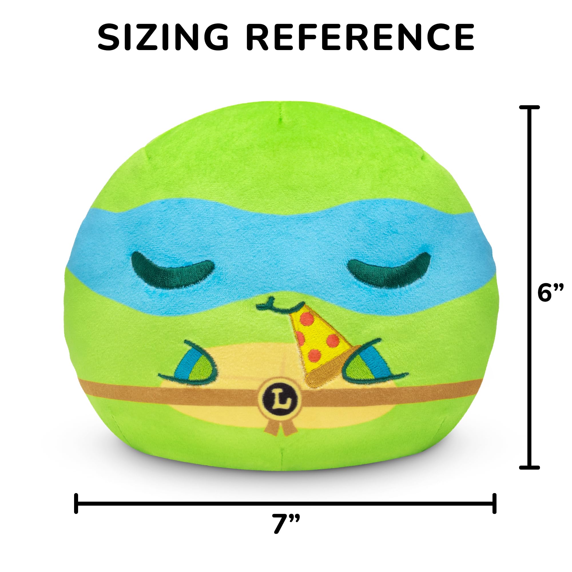 Foto 5 pulgar | Tortuga De Peluche Reversible Teenage Mutant Ninja Turtles - Venta Internacional.