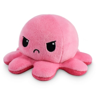Foto 2 | Peluche Teeturtle Reversible Octopus Angry Light Pink + Furious Pink - Venta Internacional.