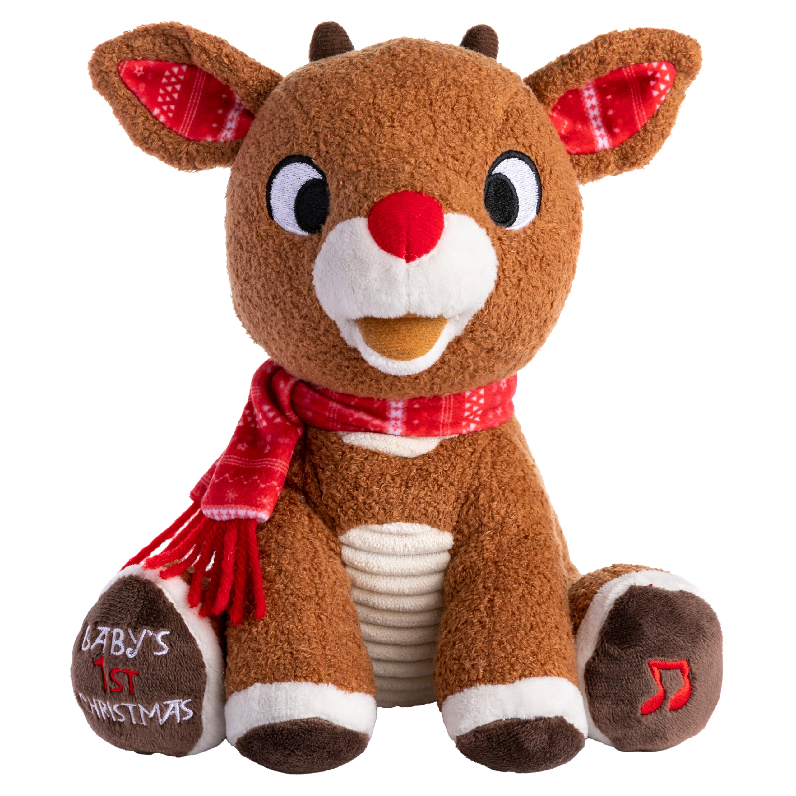 Animal De Peluche Kids Preferred Santa Claus Rudolph Musical De 20 Cm - Venta Internacional.